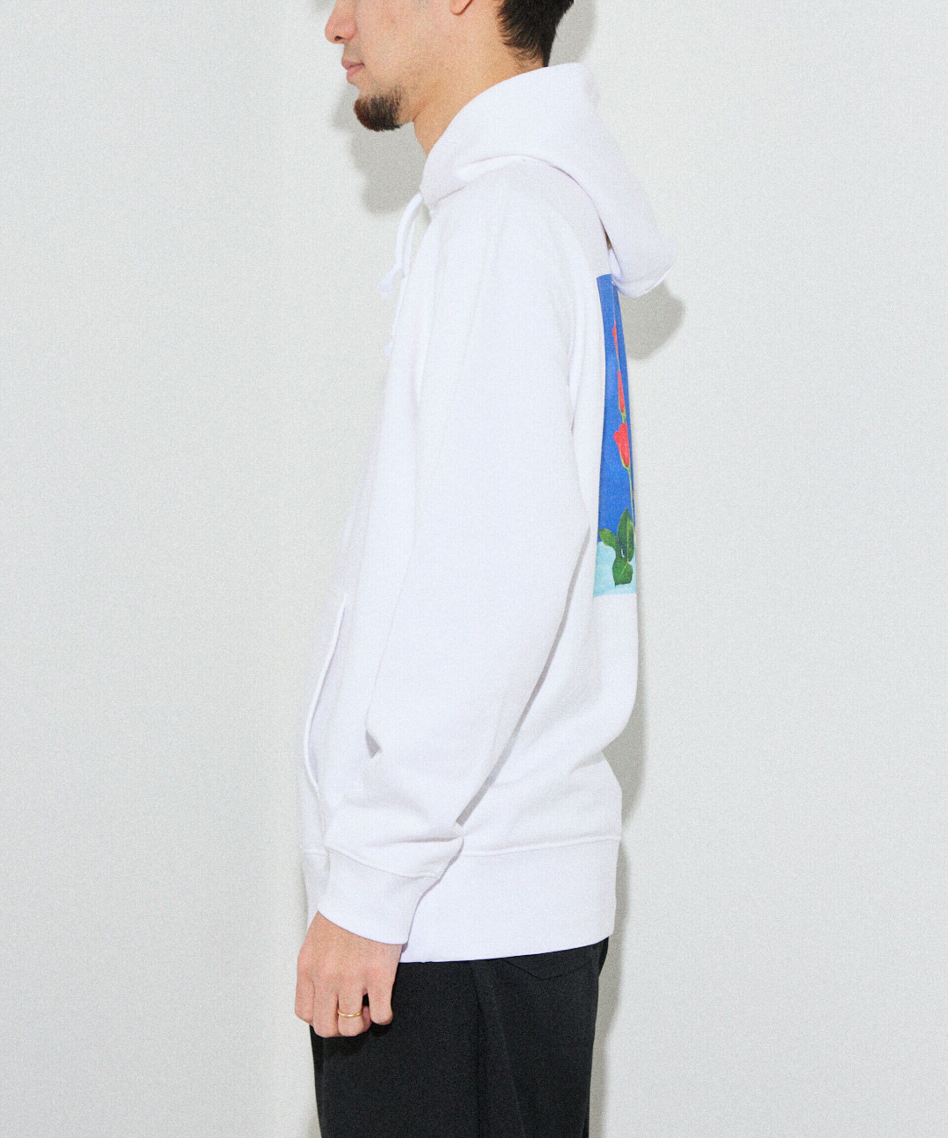 nano･universe「「とんだ林蘭&times;NANO universe」 フードパーカー」|Tシャツ・カットソー|