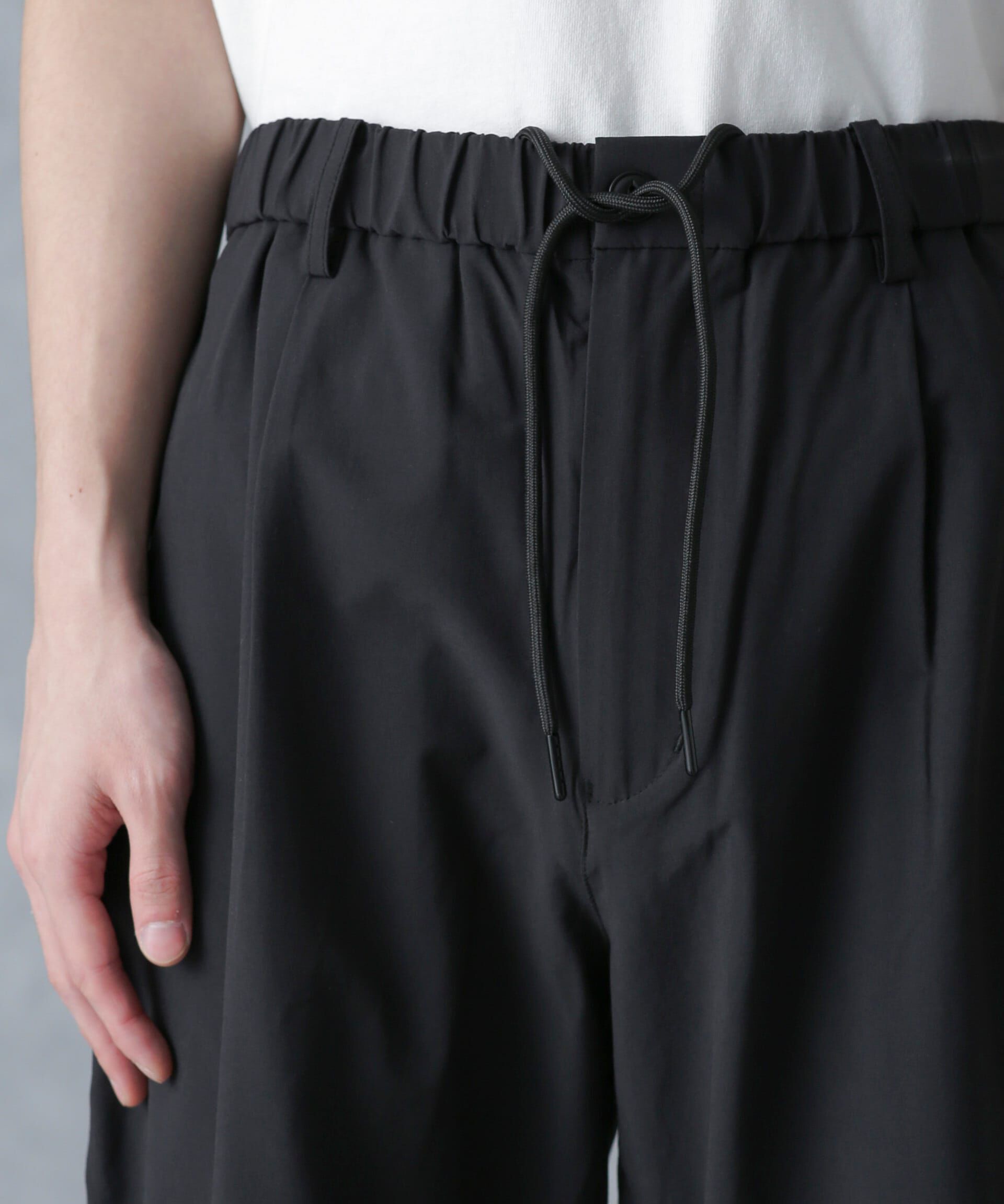 nano･universe「ストレッチワイドイージーパンツ(セットアップ可)」|チノ|