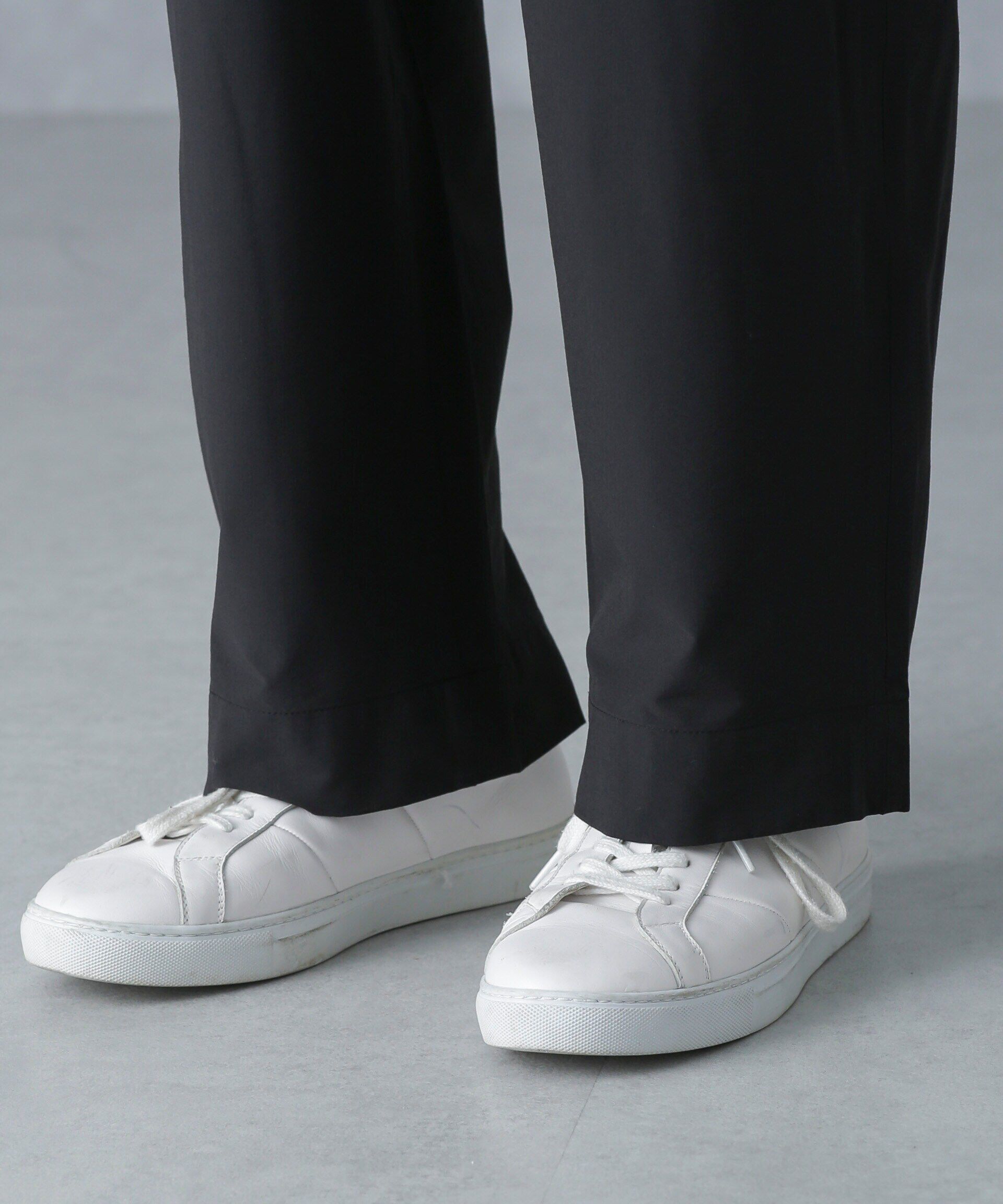 nano･universe「ストレッチワイドイージーパンツ(セットアップ可)」|チノ|