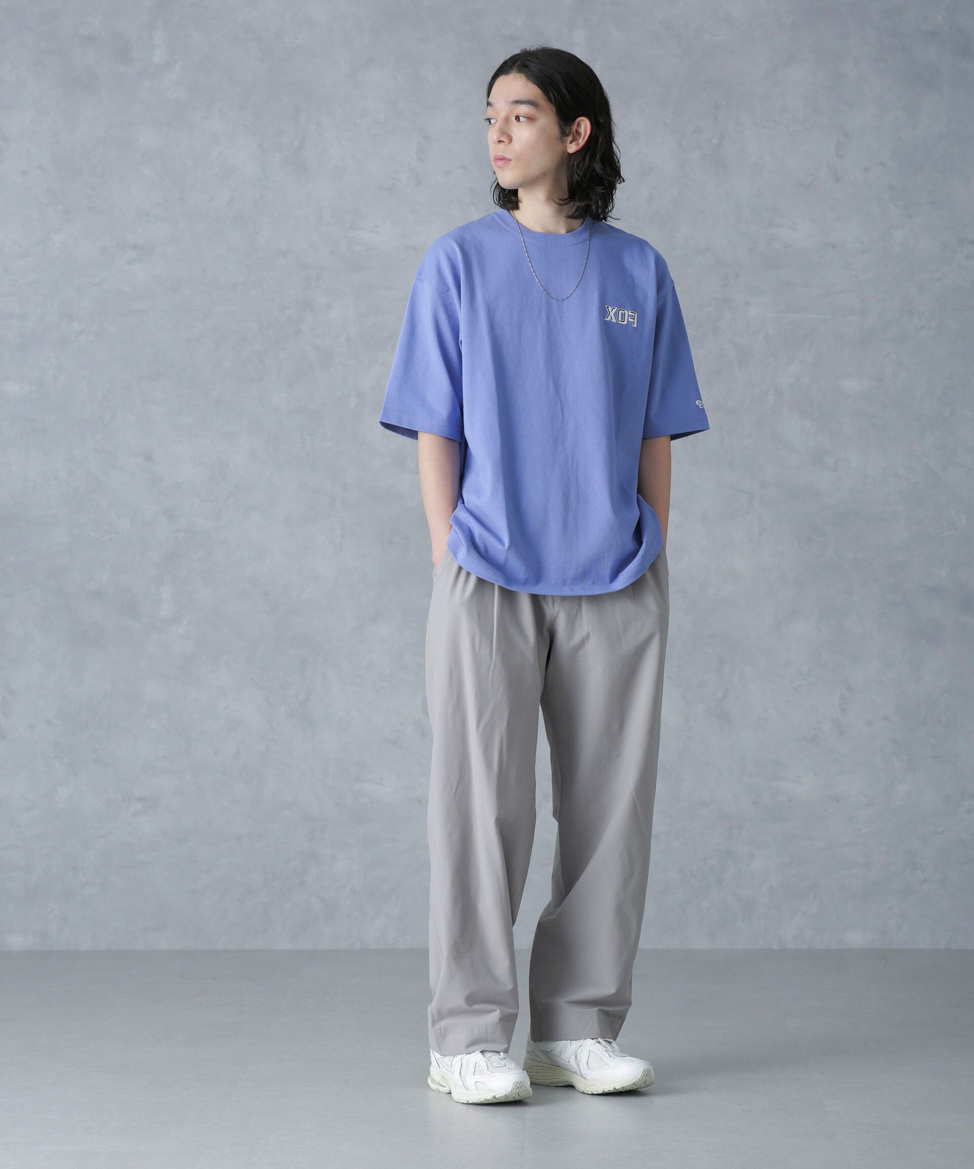 nano･universe「ストレッチワイドイージーパンツ(セットアップ可)」|チノ|