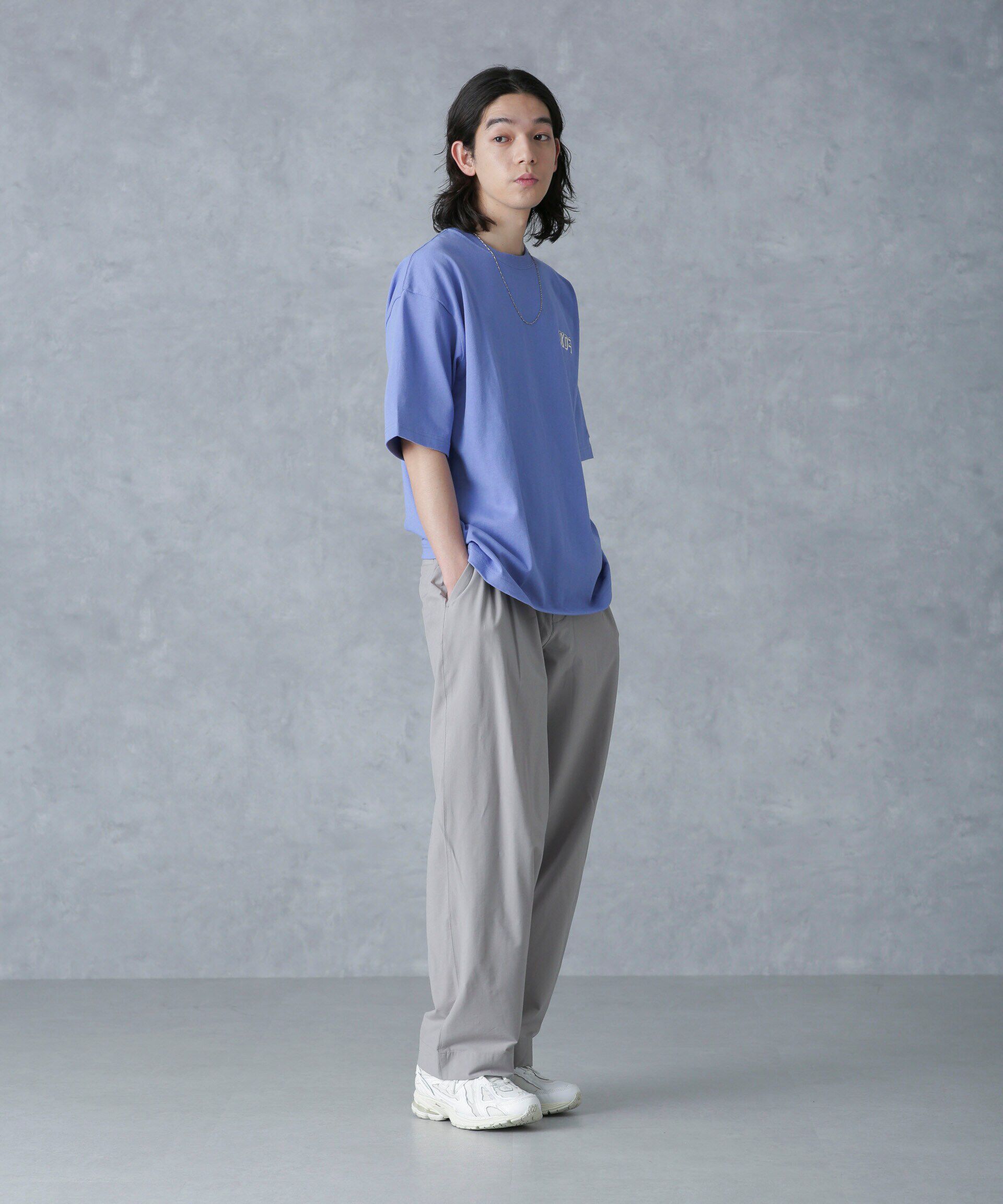 nano･universe「ストレッチワイドイージーパンツ(セットアップ可)」|チノ|