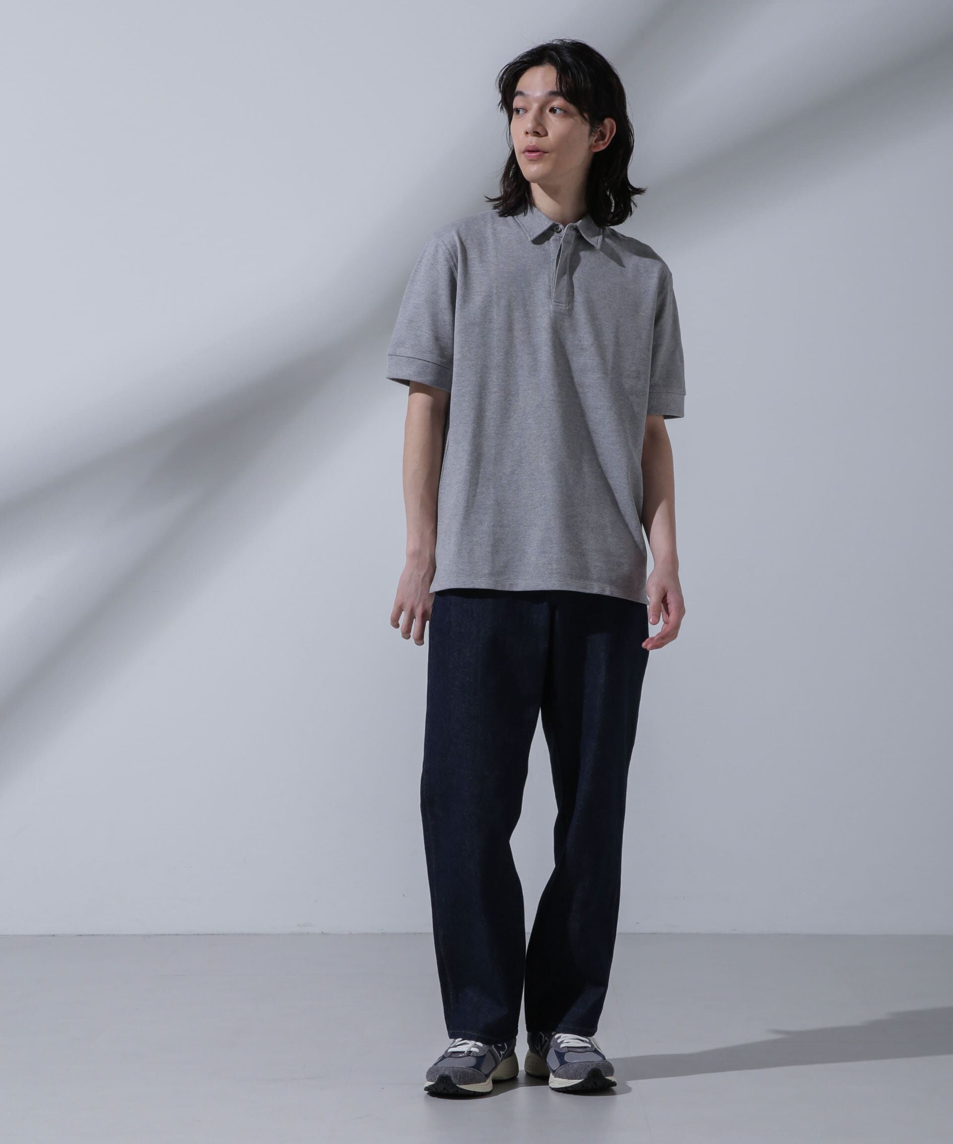 nano･universe「Anti Soaked(R) 汗染み防止 比翼ポロシャツ」|Tシャツ・カットソー|