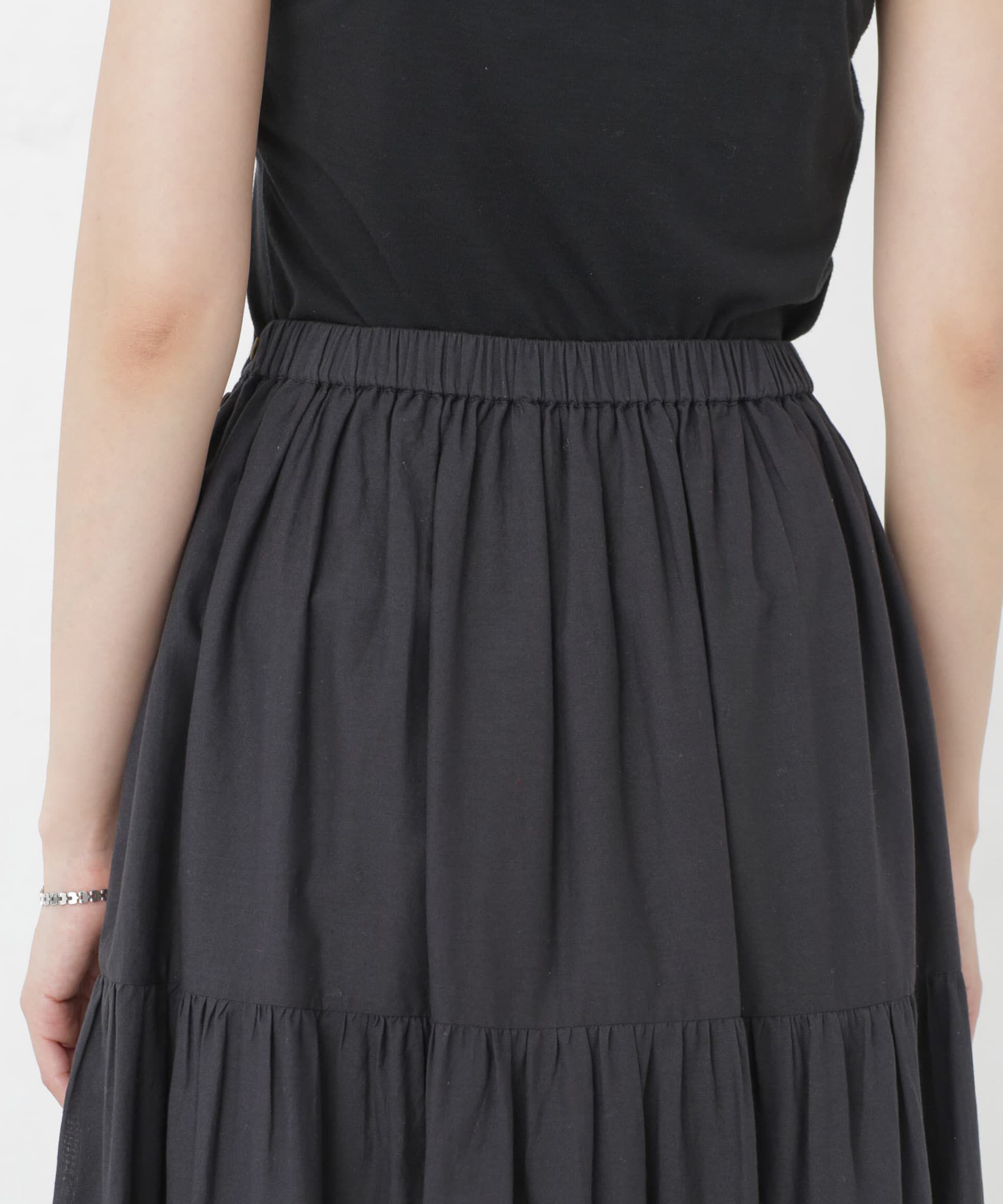 nano･universe「インドシフリー刺繍スカート」|スカート|