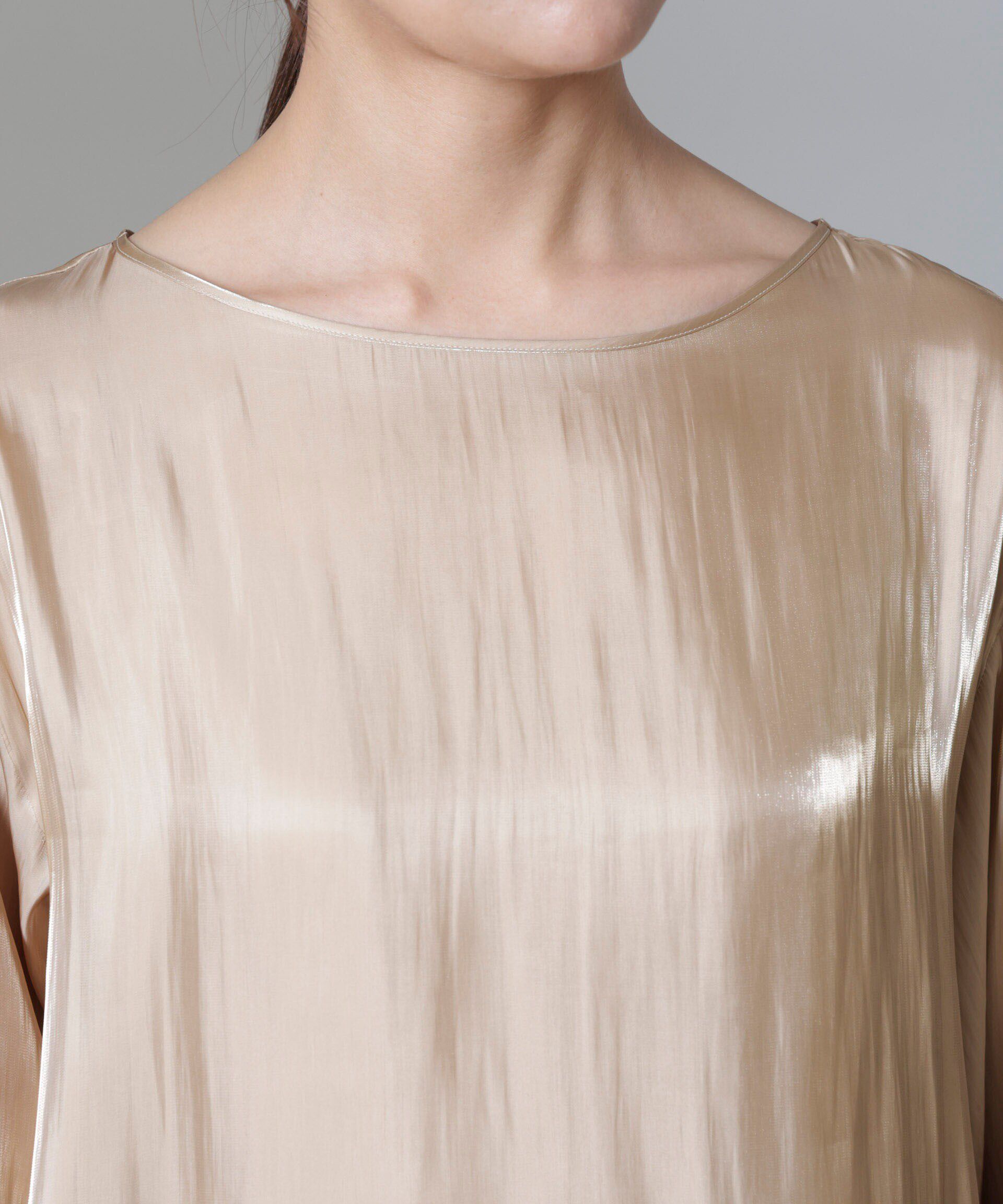 nano･universe「ブライトシアーギャザーブラウス」|シャツ・ブラウス|