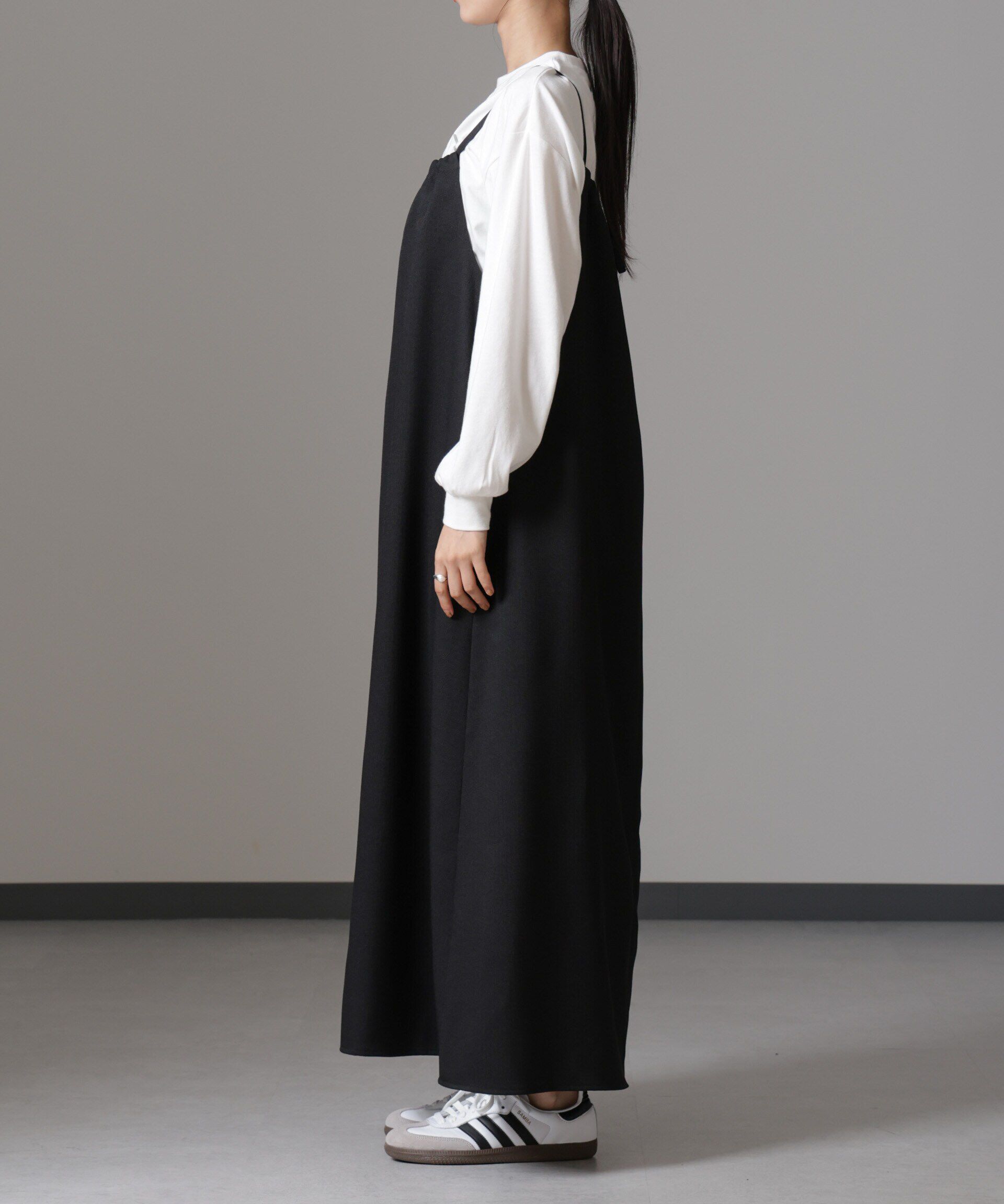 nano･universe「スラブツイードバックリボンキャミソールワンピース」|ワンピース|