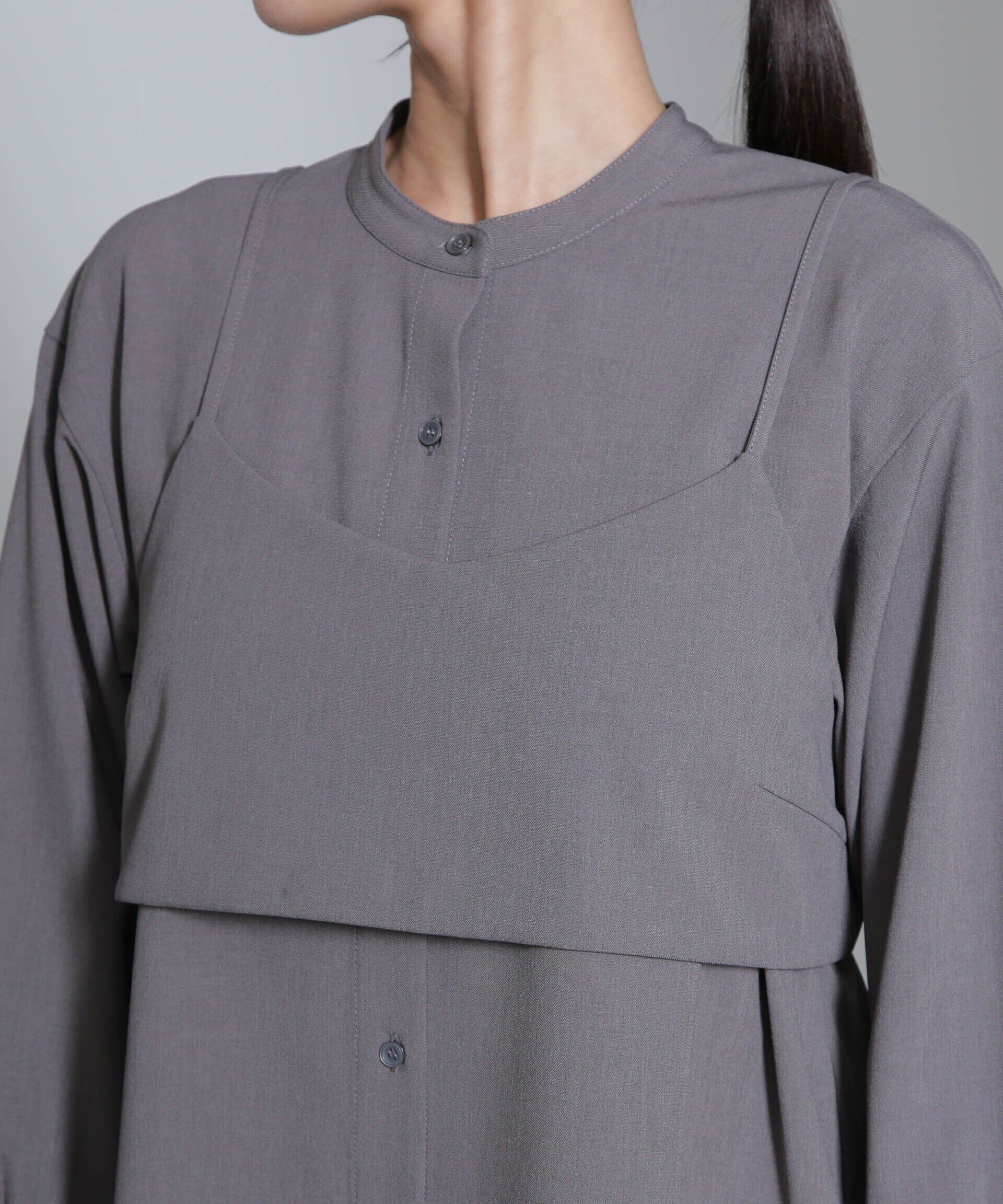 nano･universe「ショートキャミ付シャツ」|シャツ・ブラウス|