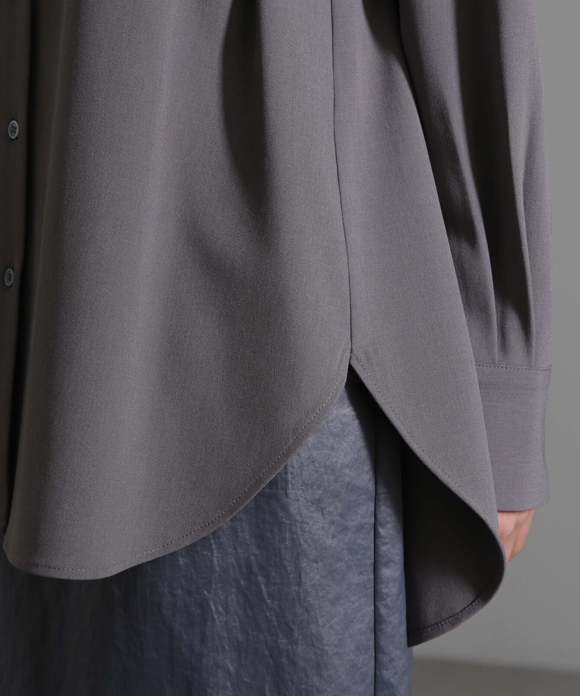 nano･universe「ショートキャミ付シャツ」|シャツ・ブラウス|