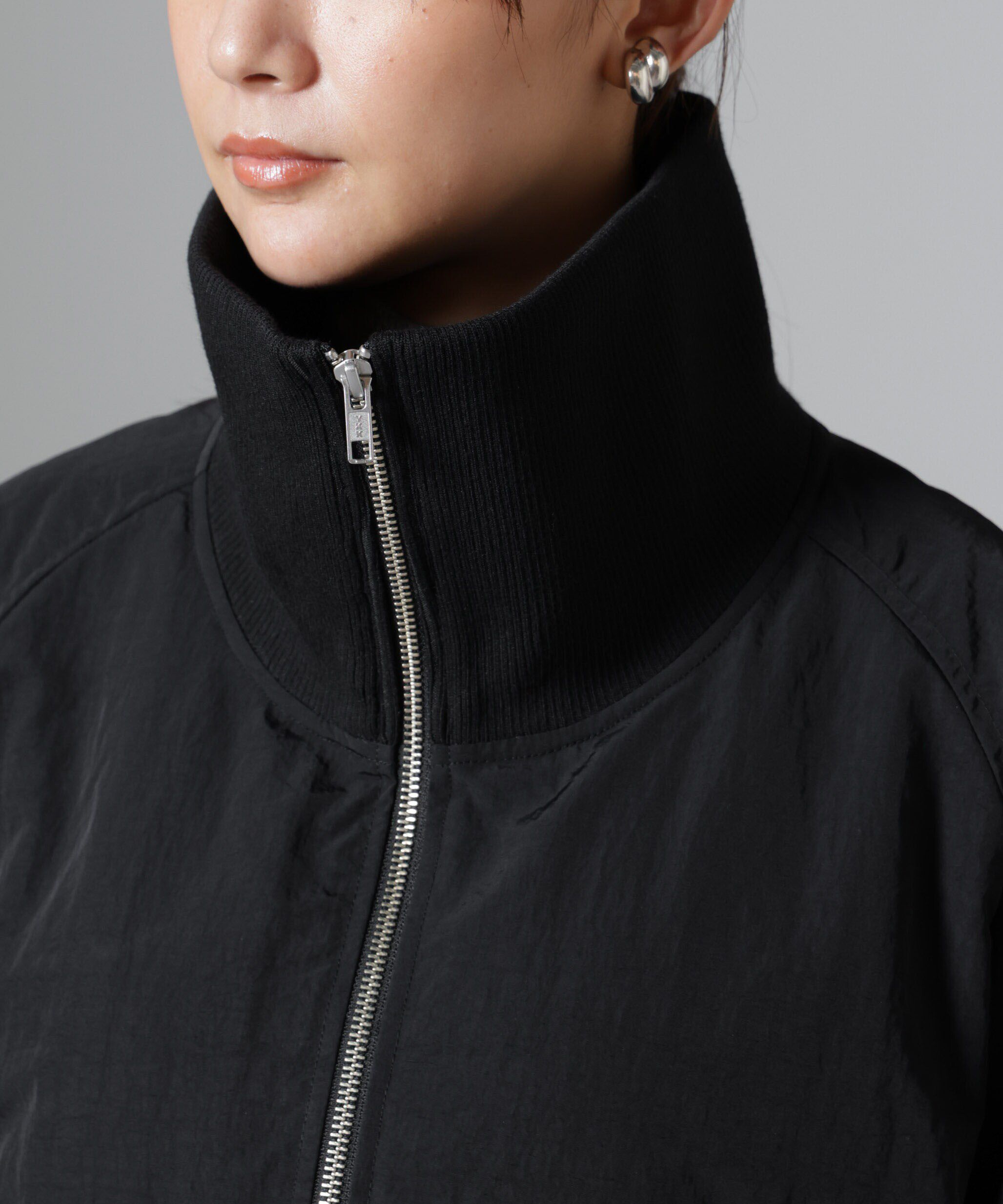 nano･universe「撥水加工・機能中綿 ジップアップリブロングコート」|その他|