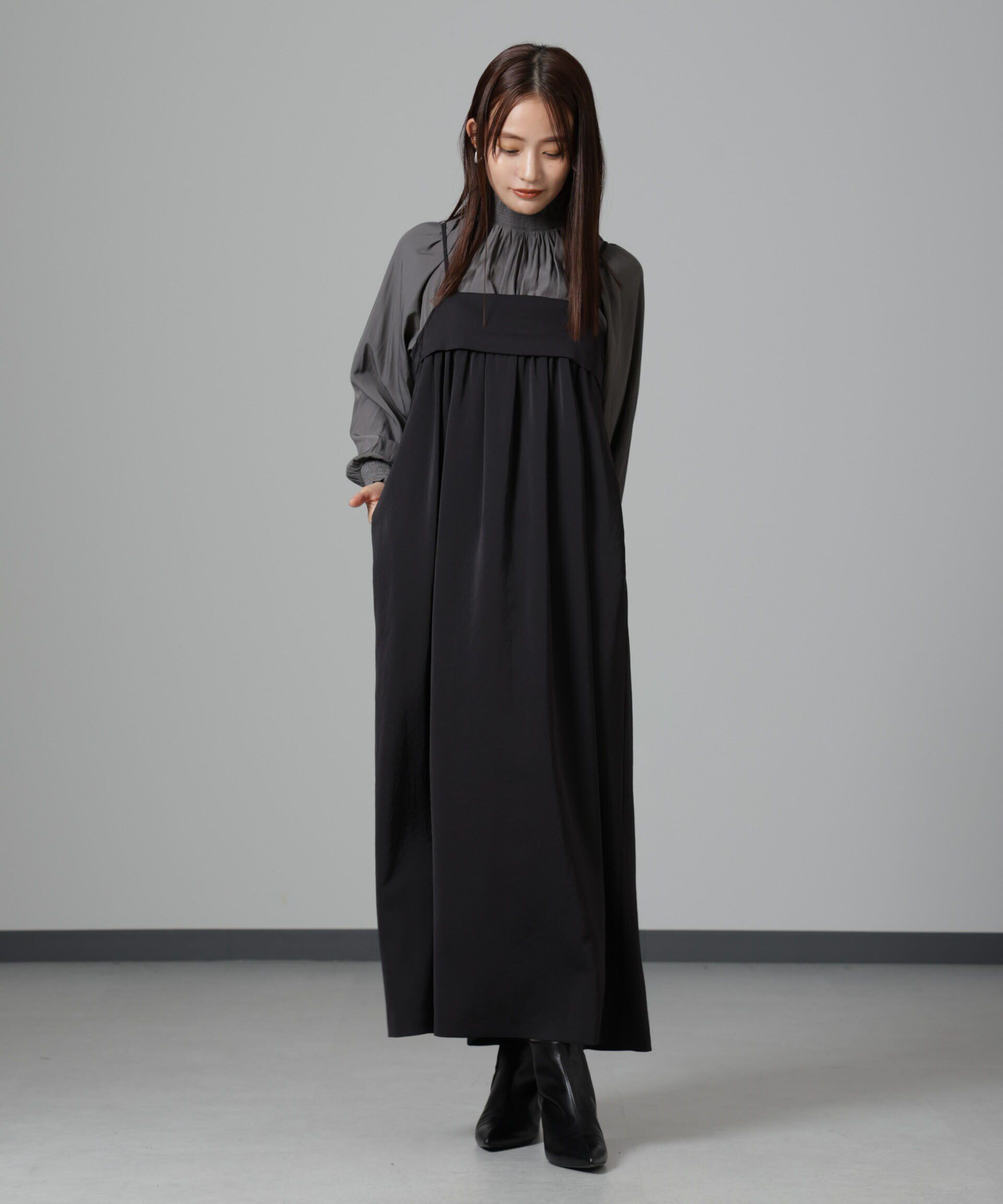 nano･universe「ギャザーキャミワンピース」|ワンピース|