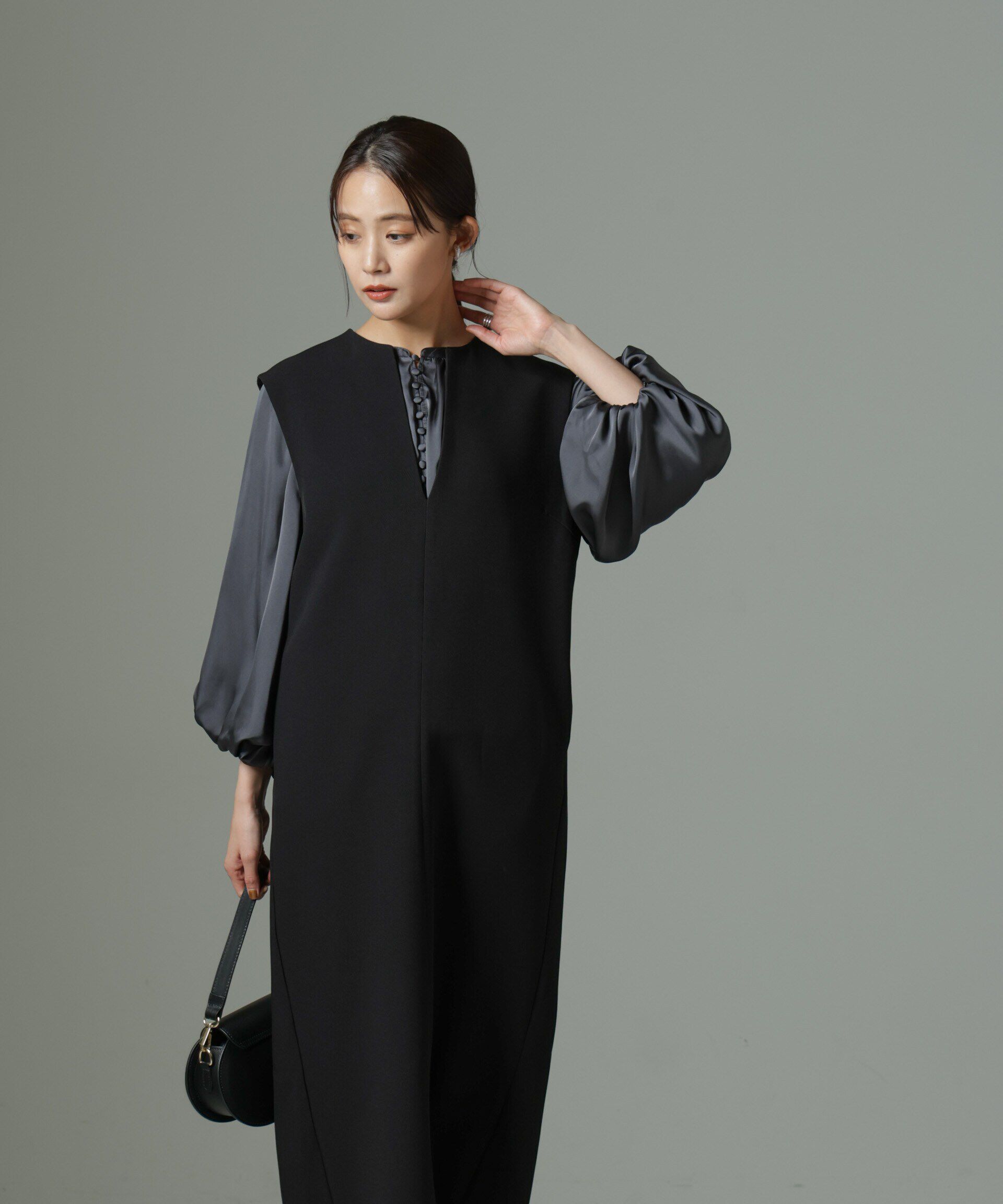 nano･universe「キーネックワンピース」|ワンピース|