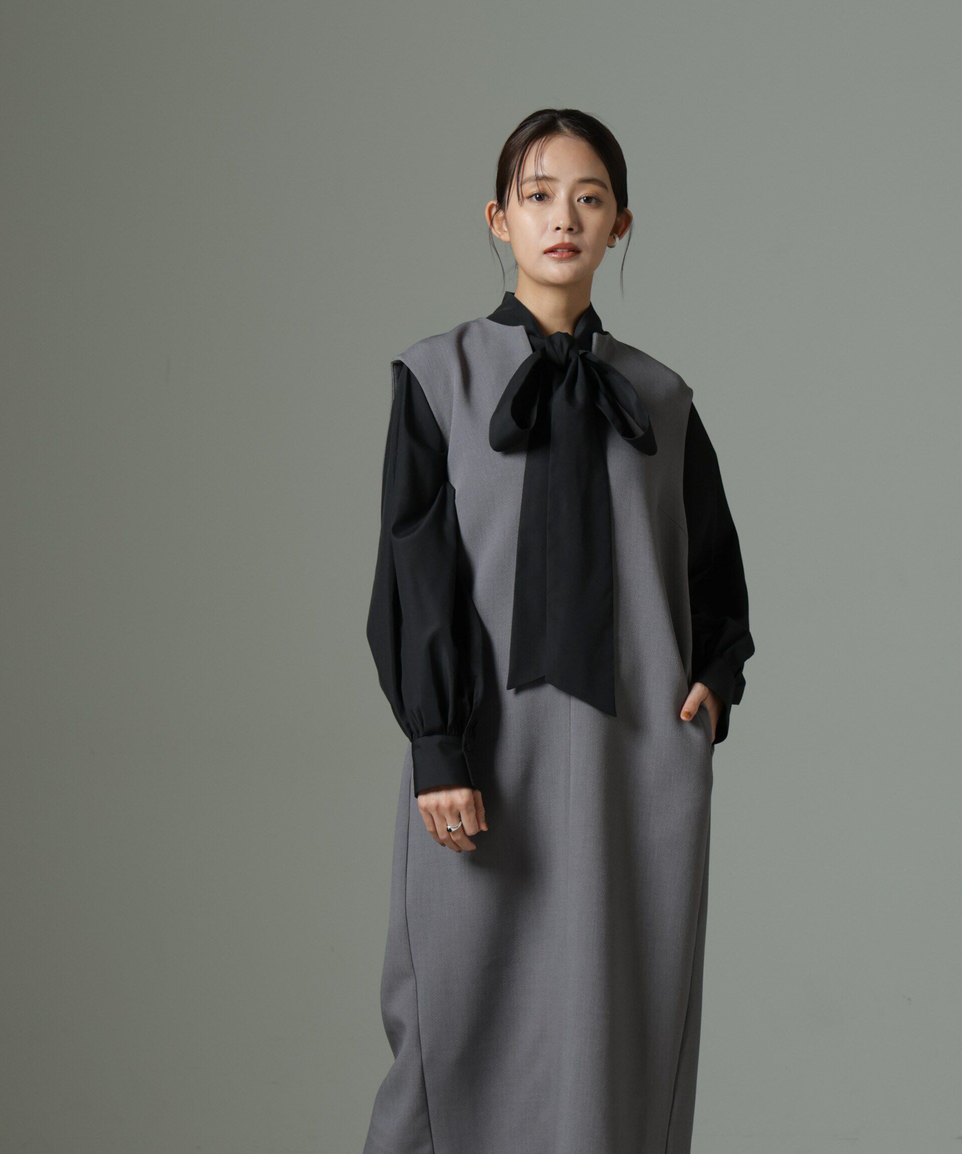 nano･universe「キーネックワンピース」|ワンピース|