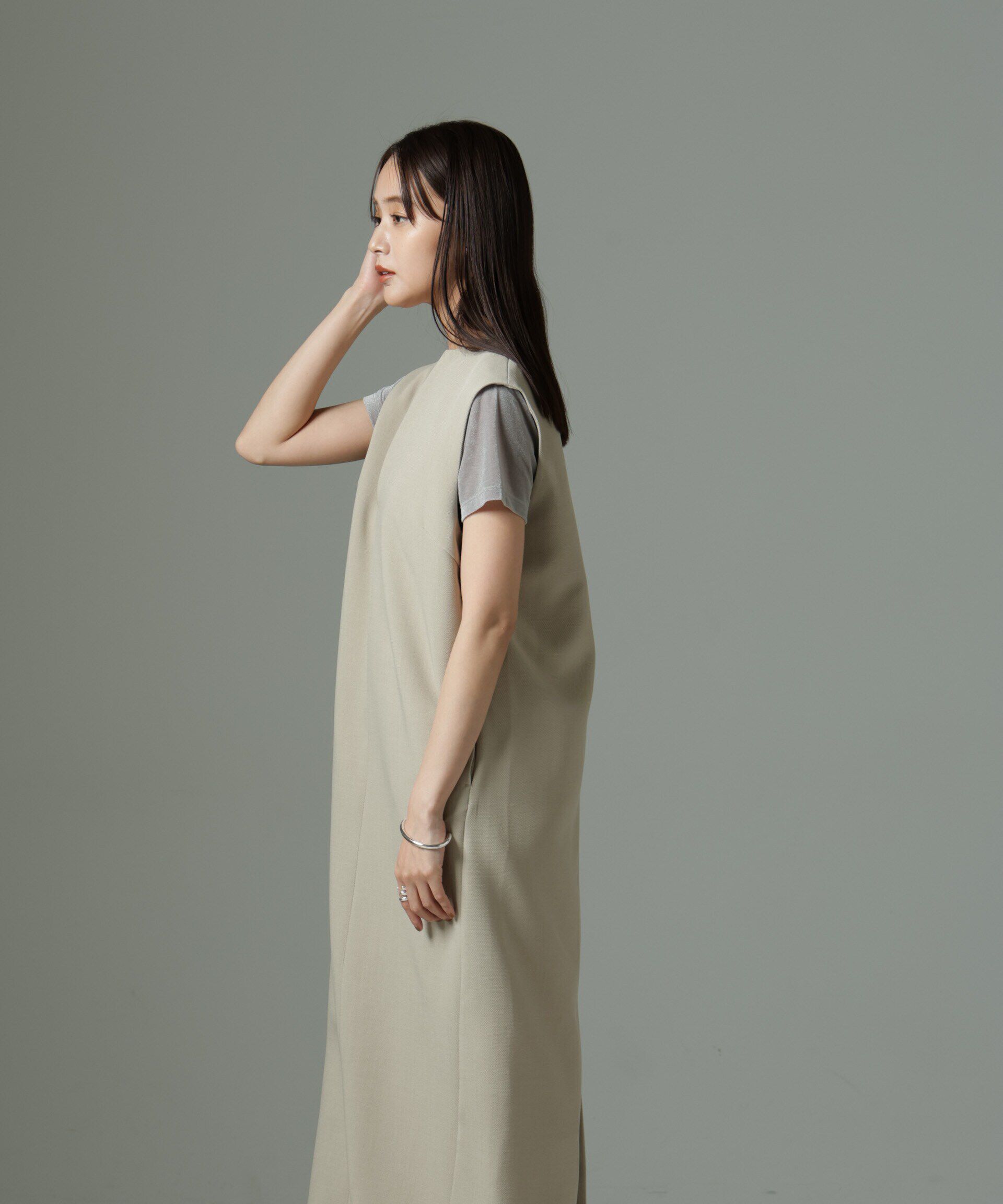 nano･universe「キーネックワンピース」|ワンピース|