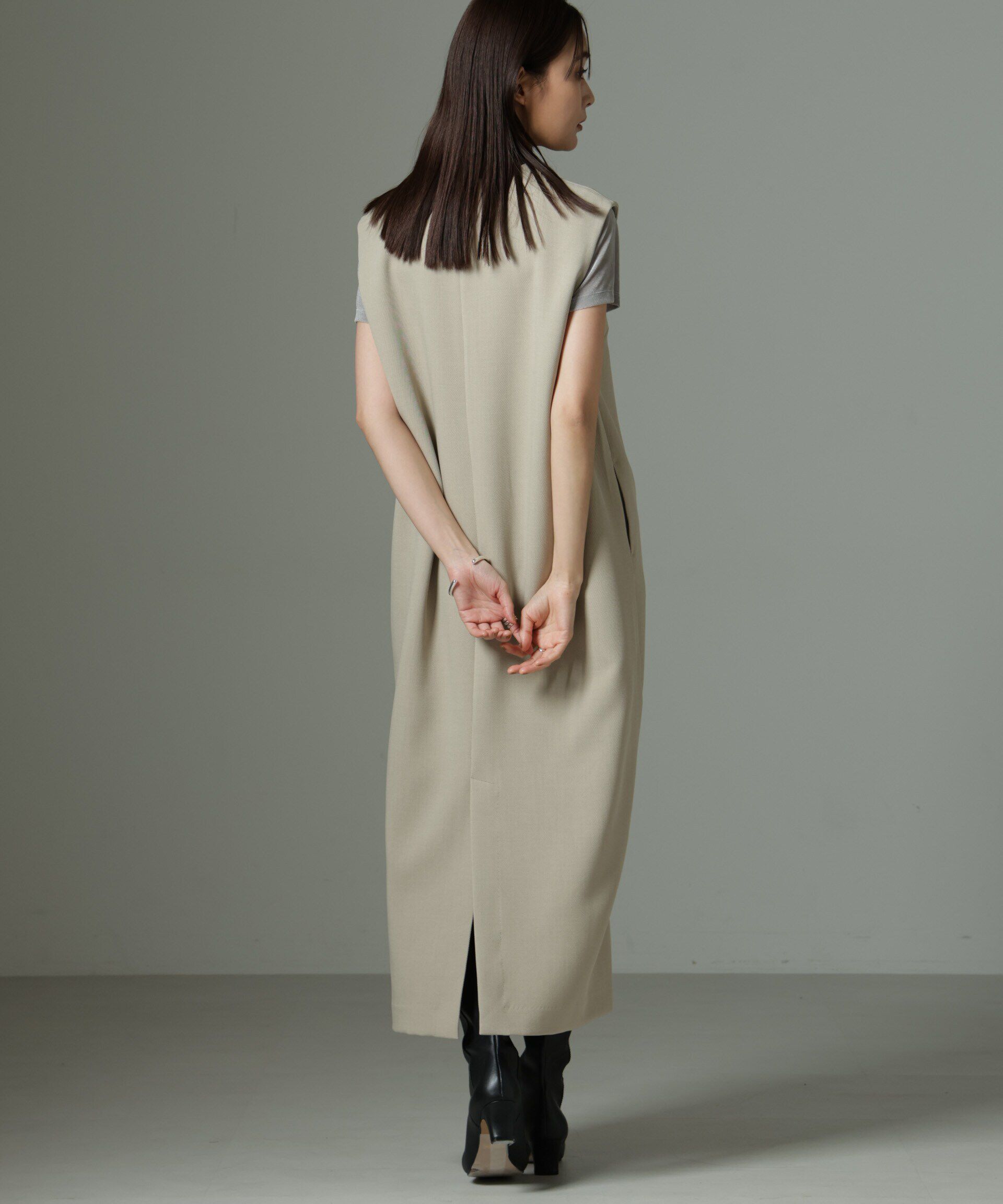 nano･universe「キーネックワンピース」|ワンピース|