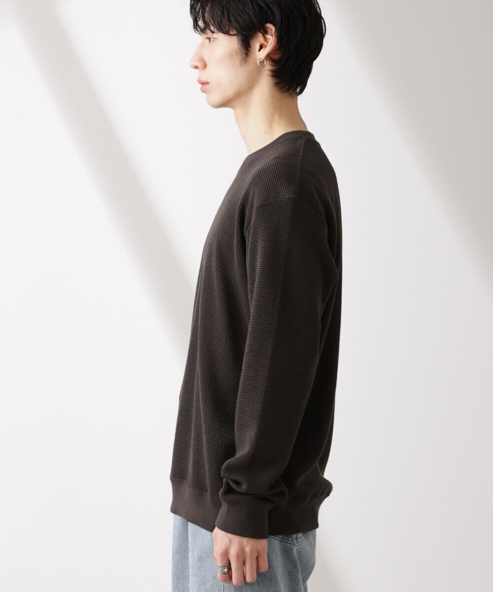 nano･universe「テックワッフルクルーネックTシャツ」|Tシャツ・カットソー|