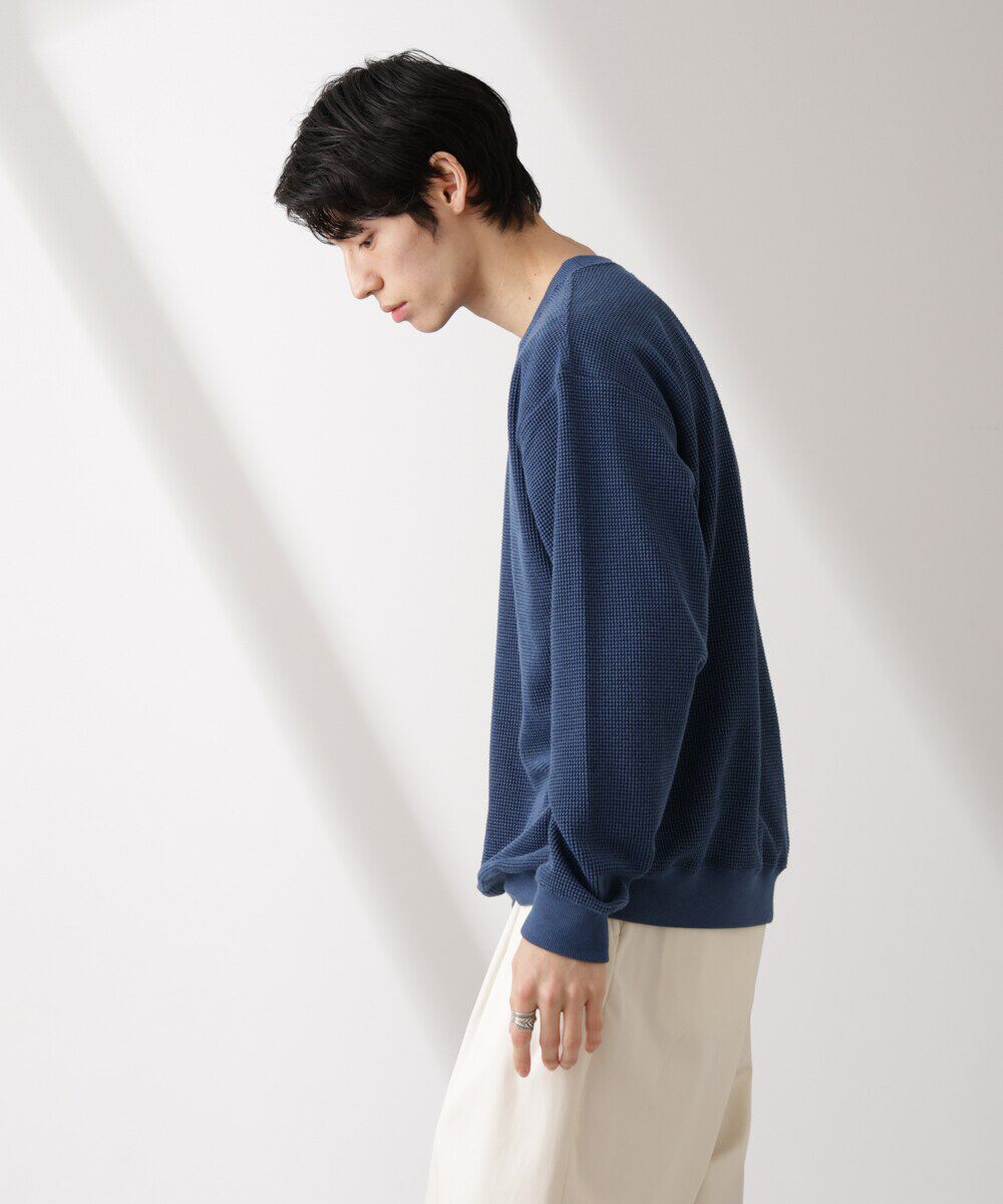 nano･universe「テックワッフルクルーネックTシャツ」|Tシャツ・カットソー|