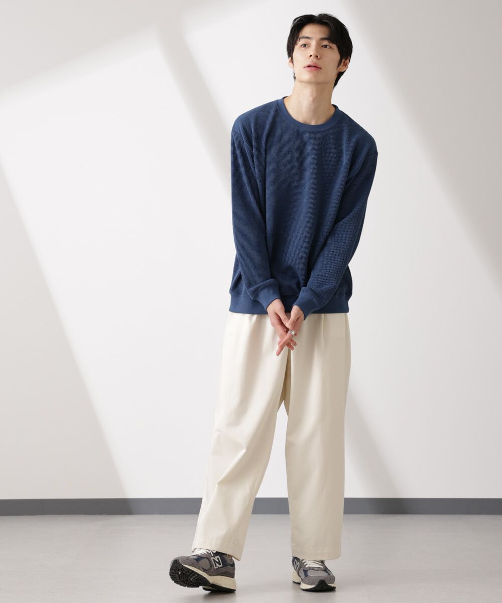 nano･universe「テックワッフルクルーネックTシャツ」|Tシャツ・カットソー|