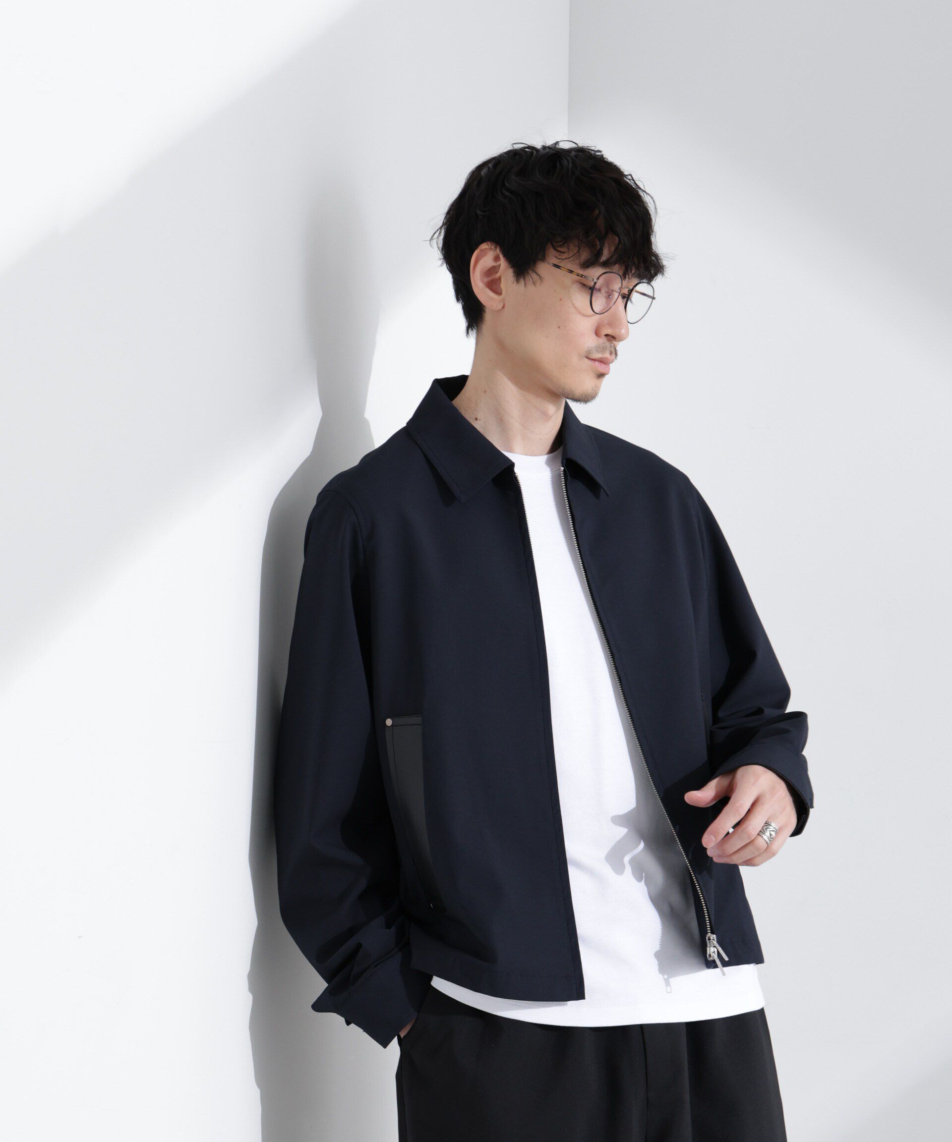 nano･universe「TRPu ZIPブルゾン」|ブルゾン・スタジャン|