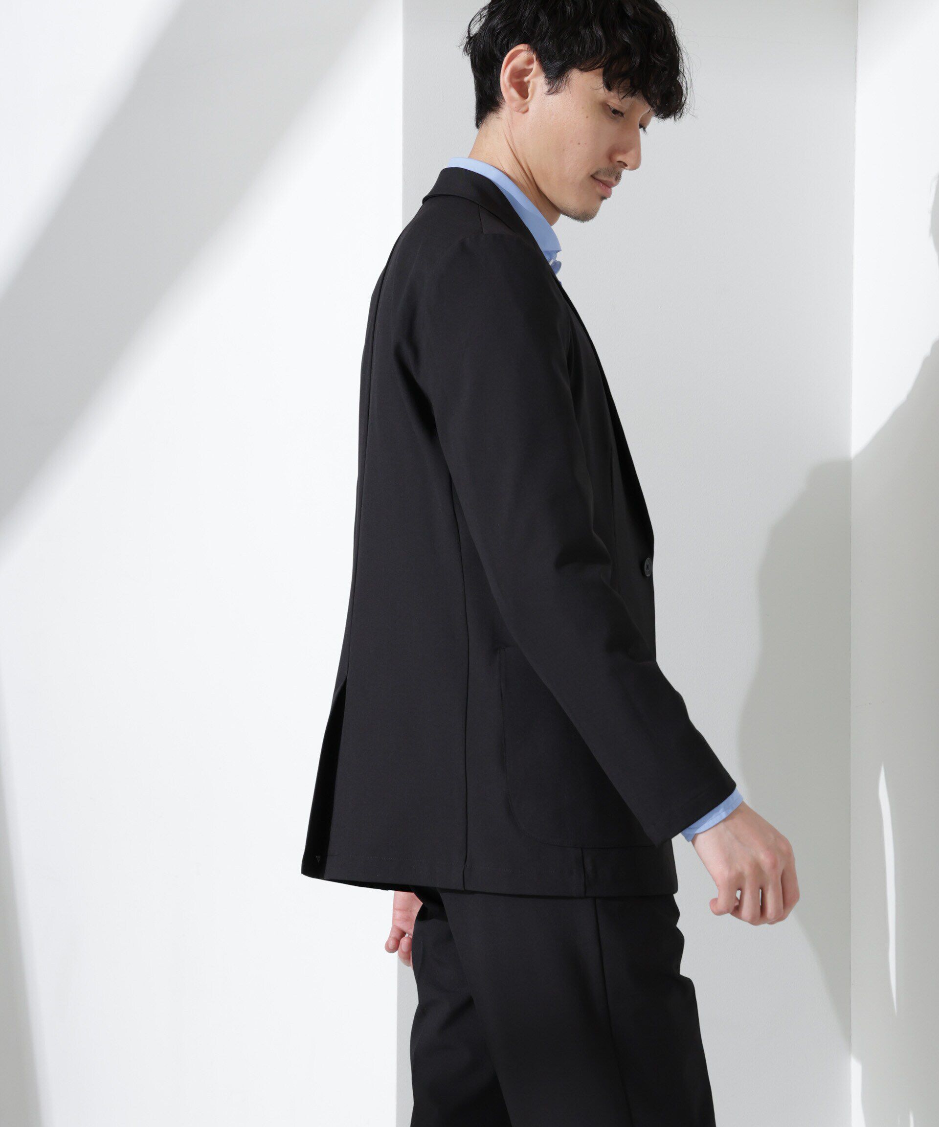 nano･universe「ドライストレッチ セットアップ」|スーツ|