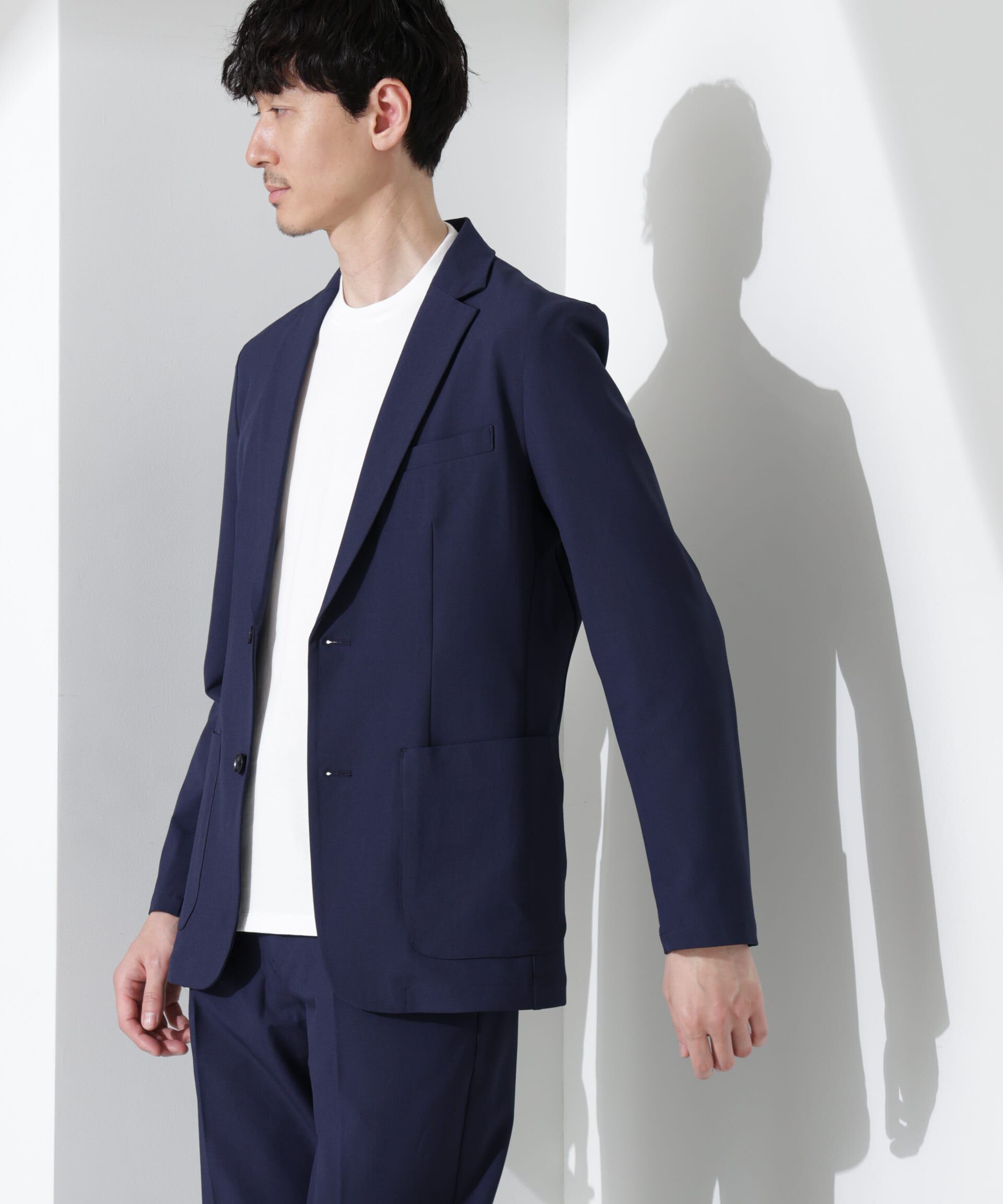 nano･universe「ドライストレッチ セットアップ」|スーツ|