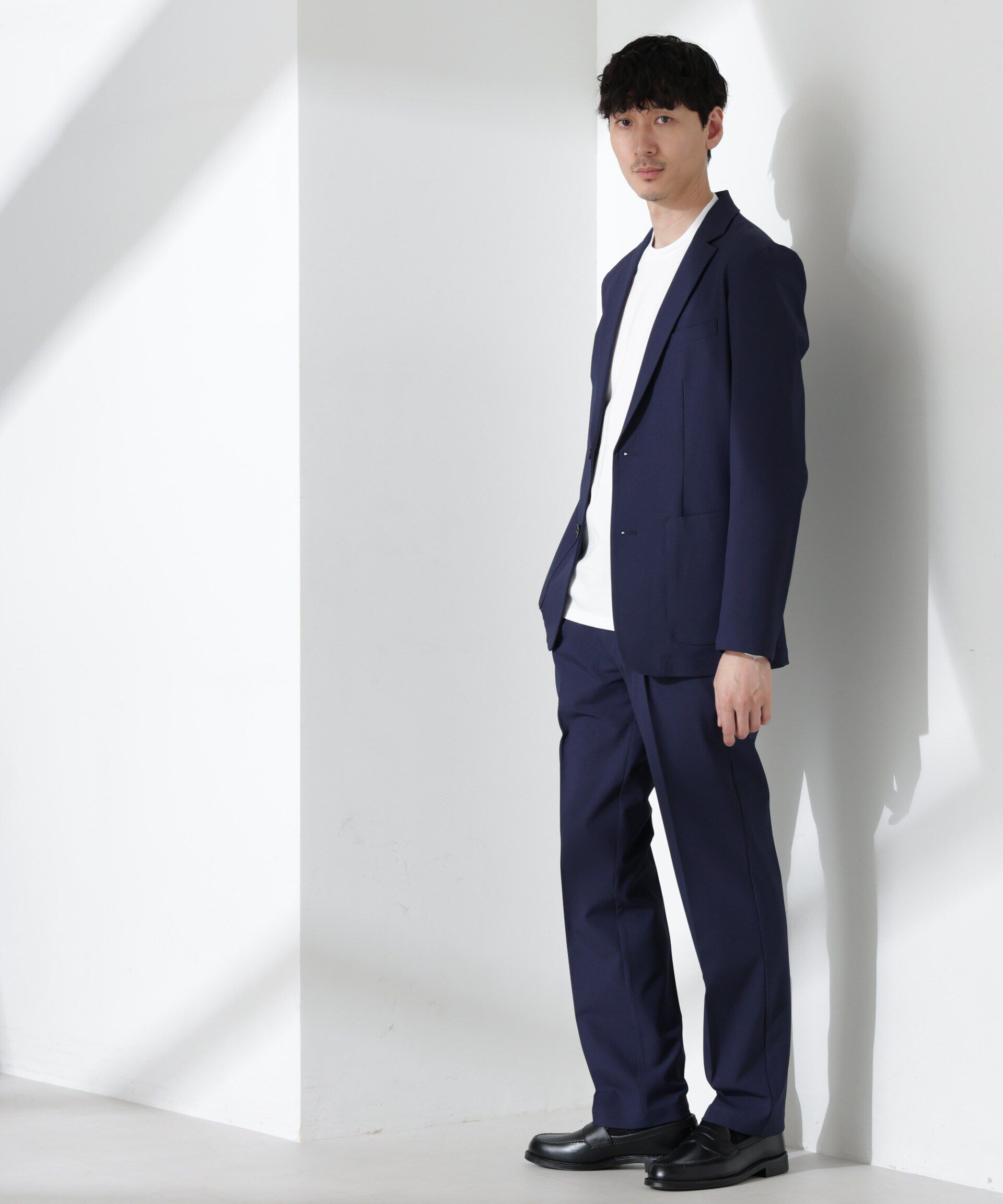 nano･universe「ドライストレッチ セットアップ」|スーツ|