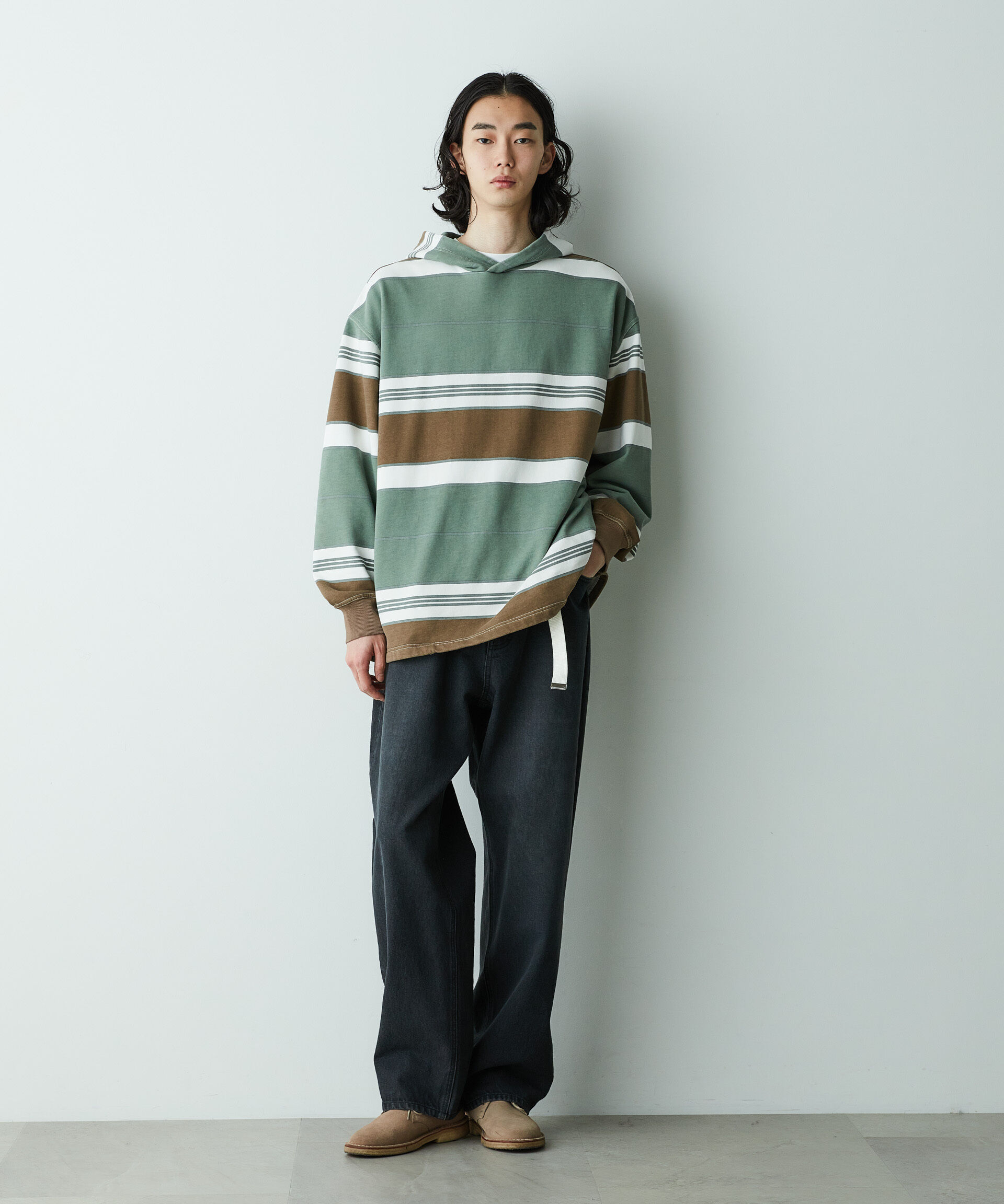 nano･universe「｢HOTEL PALACE｣ ｵﾃﾙﾊﾟﾗｽ ﾚﾄﾛﾎﾞｰﾀﾞｰｽﾄｰﾝｳｫｯｼｭﾌ  」|Tシャツ・カットソー|