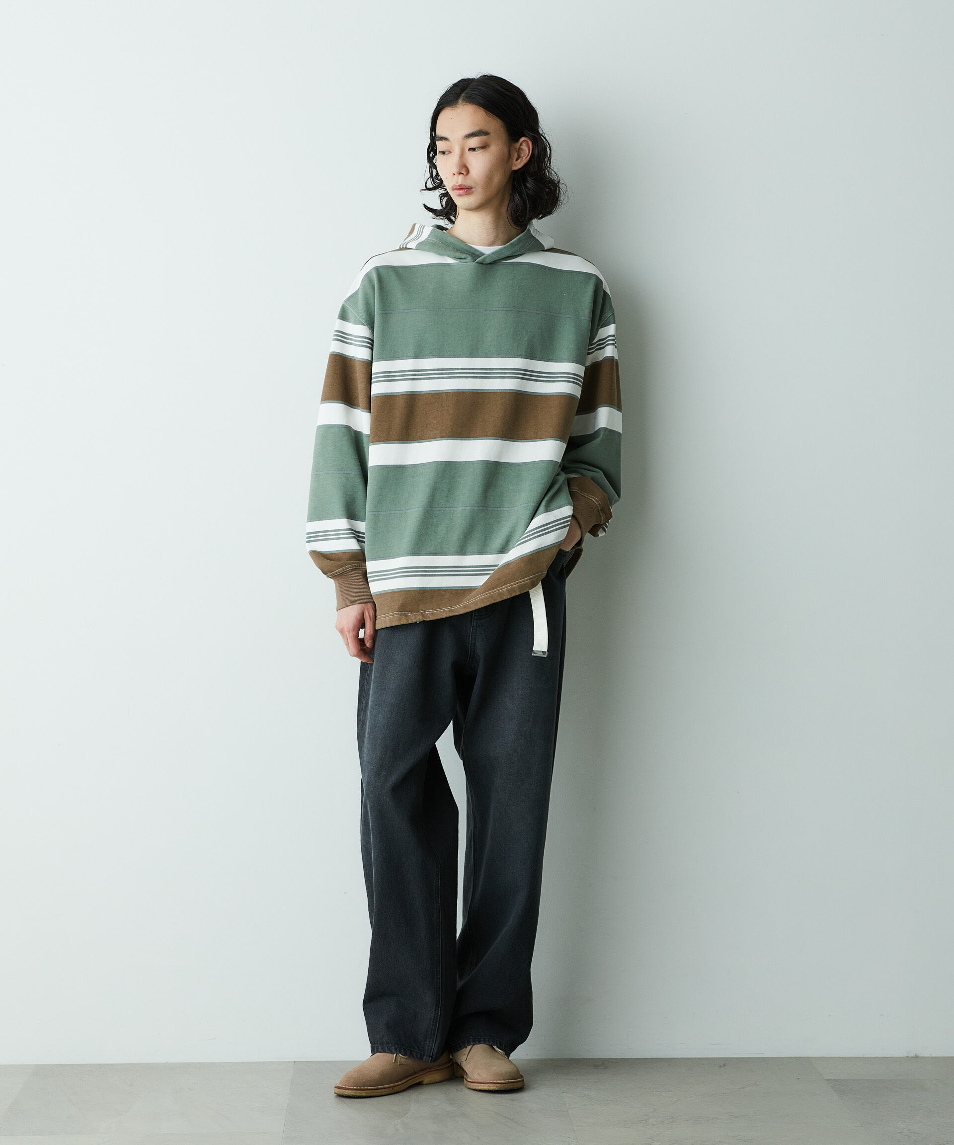 nano･universe「｢HOTEL PALACE｣ ｵﾃﾙﾊﾟﾗｽ ﾚﾄﾛﾎﾞｰﾀﾞｰｽﾄｰﾝｳｫｯｼｭﾌ  」|Tシャツ・カットソー|