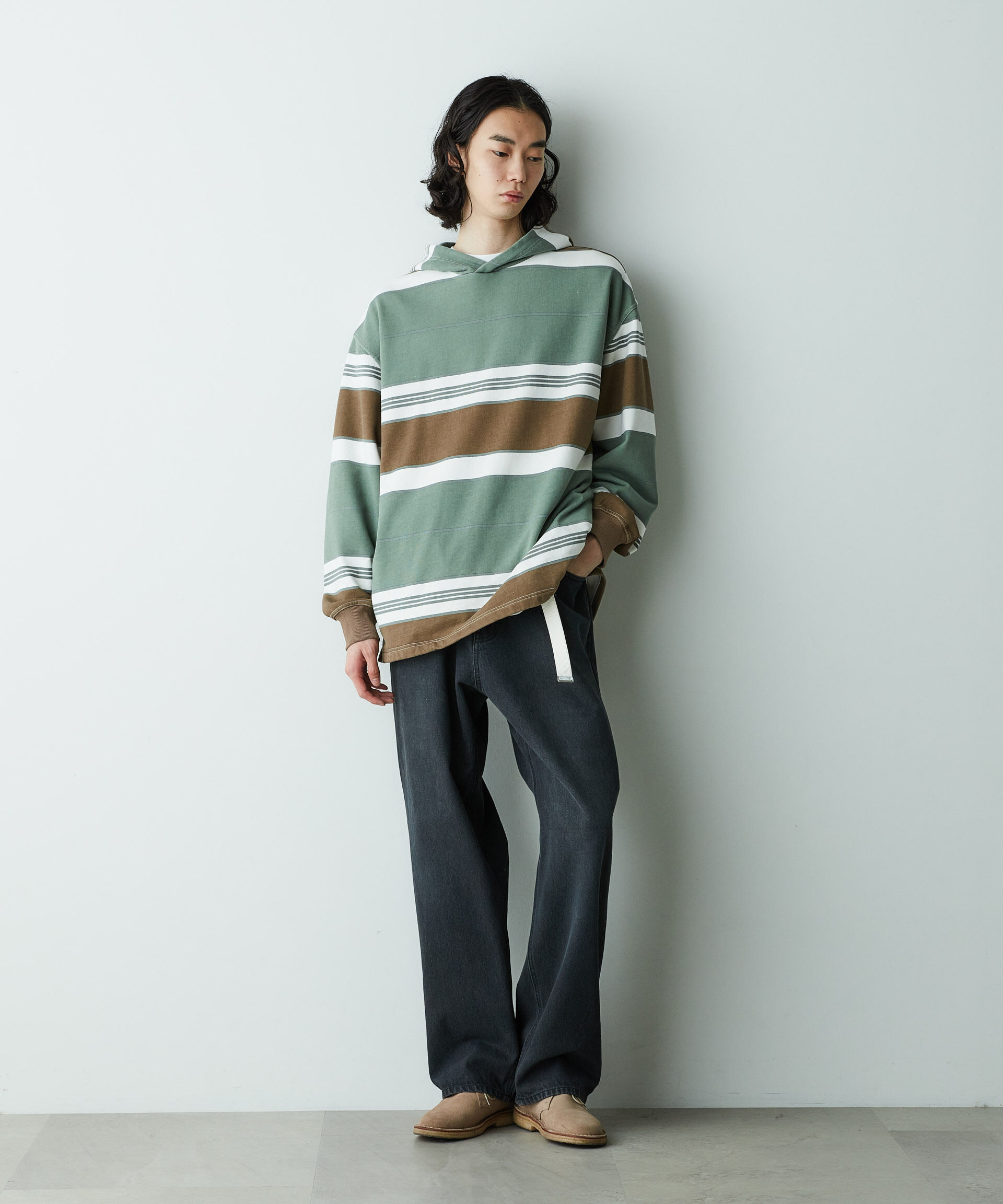 nano･universe「｢HOTEL PALACE｣ ｵﾃﾙﾊﾟﾗｽ ﾚﾄﾛﾎﾞｰﾀﾞｰｽﾄｰﾝｳｫｯｼｭﾌ  」|Tシャツ・カットソー|