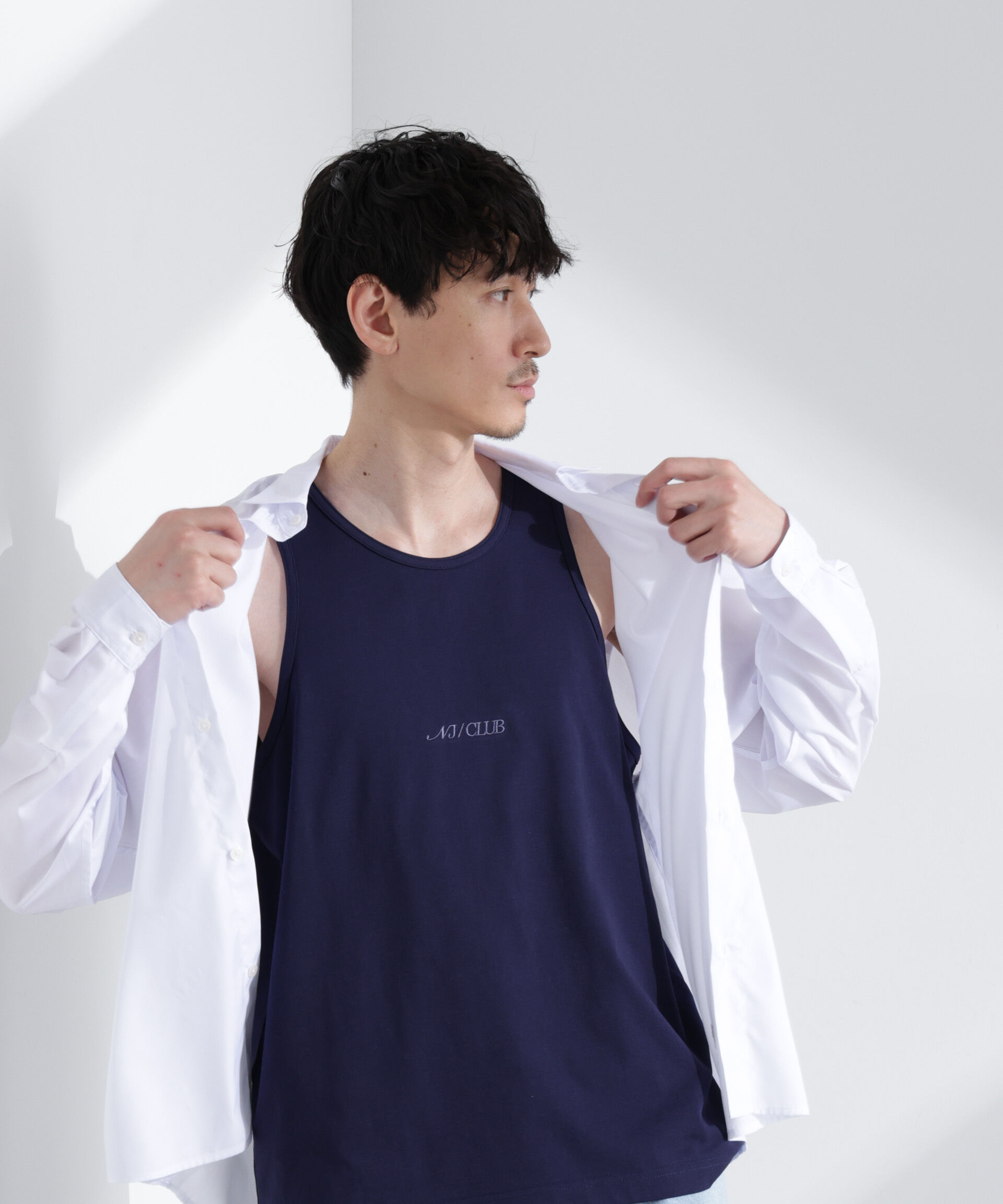 nano･universe「「NJ/CLUB」 ユーティリティ タンクトップ」|Tシャツ・カットソー|