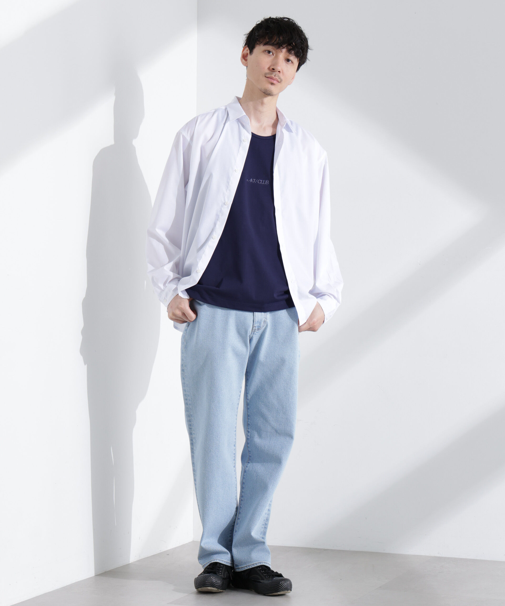 nano･universe「「NJ/CLUB」 ユーティリティ タンクトップ」|Tシャツ・カットソー|