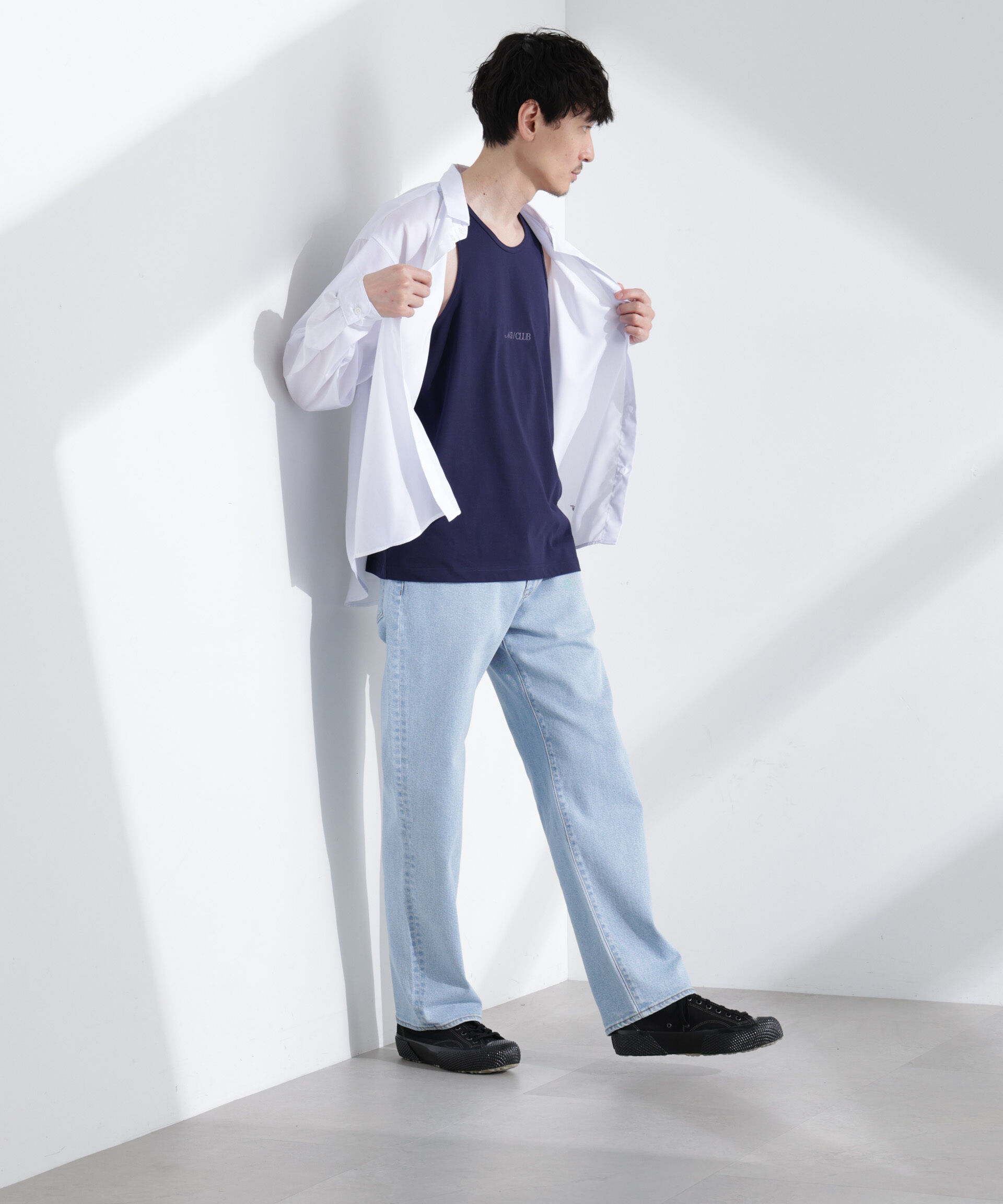 nano･universe「「NJ/CLUB」 ユーティリティ タンクトップ」|Tシャツ・カットソー|