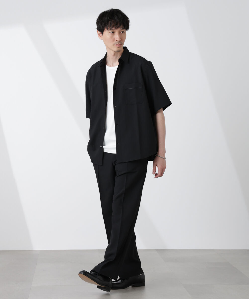 nano･universe「セオアルファシャツ 半袖（セットアップ可）」|シャツ・ブラウス|