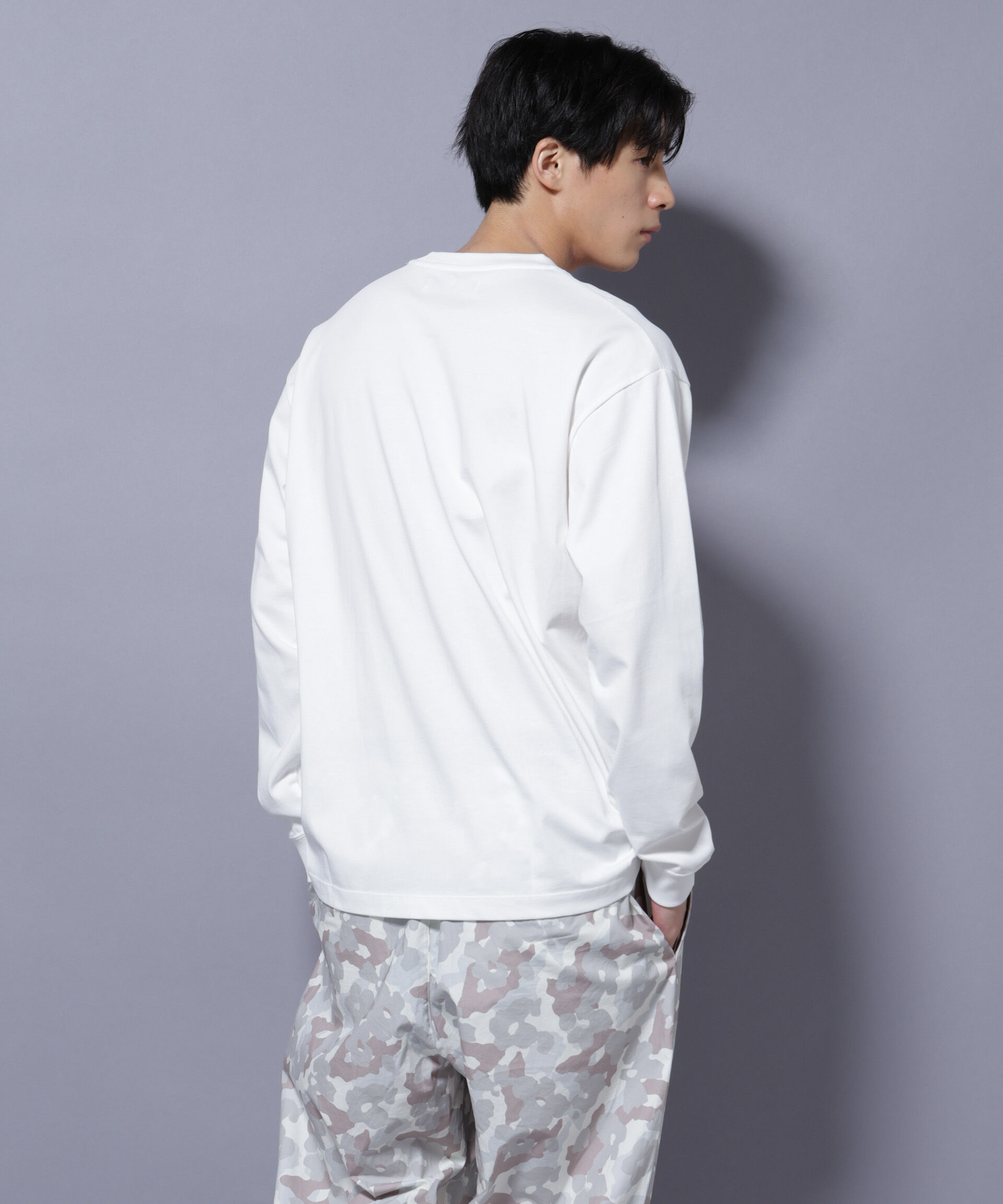 nano･universe「ナノベア Tシャツ 長袖 working」|Tシャツ・カットソー|