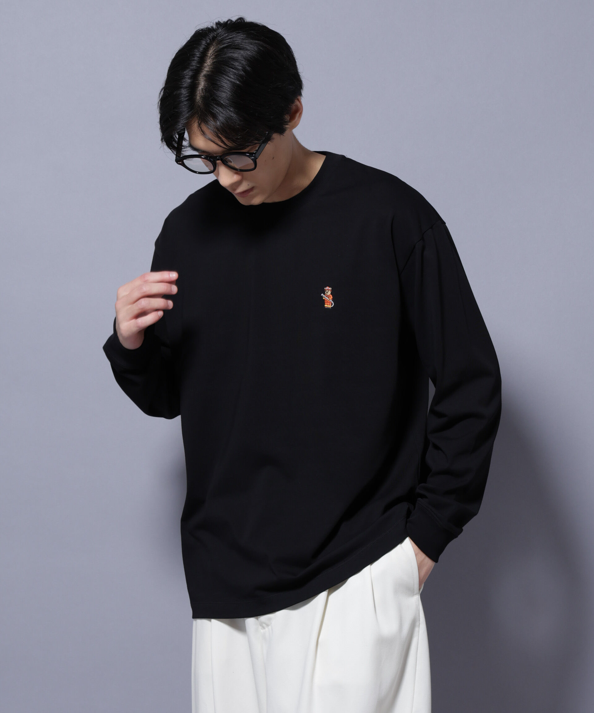 nano･universe「ナノベア Tシャツ 長袖 working」|Tシャツ・カットソー|