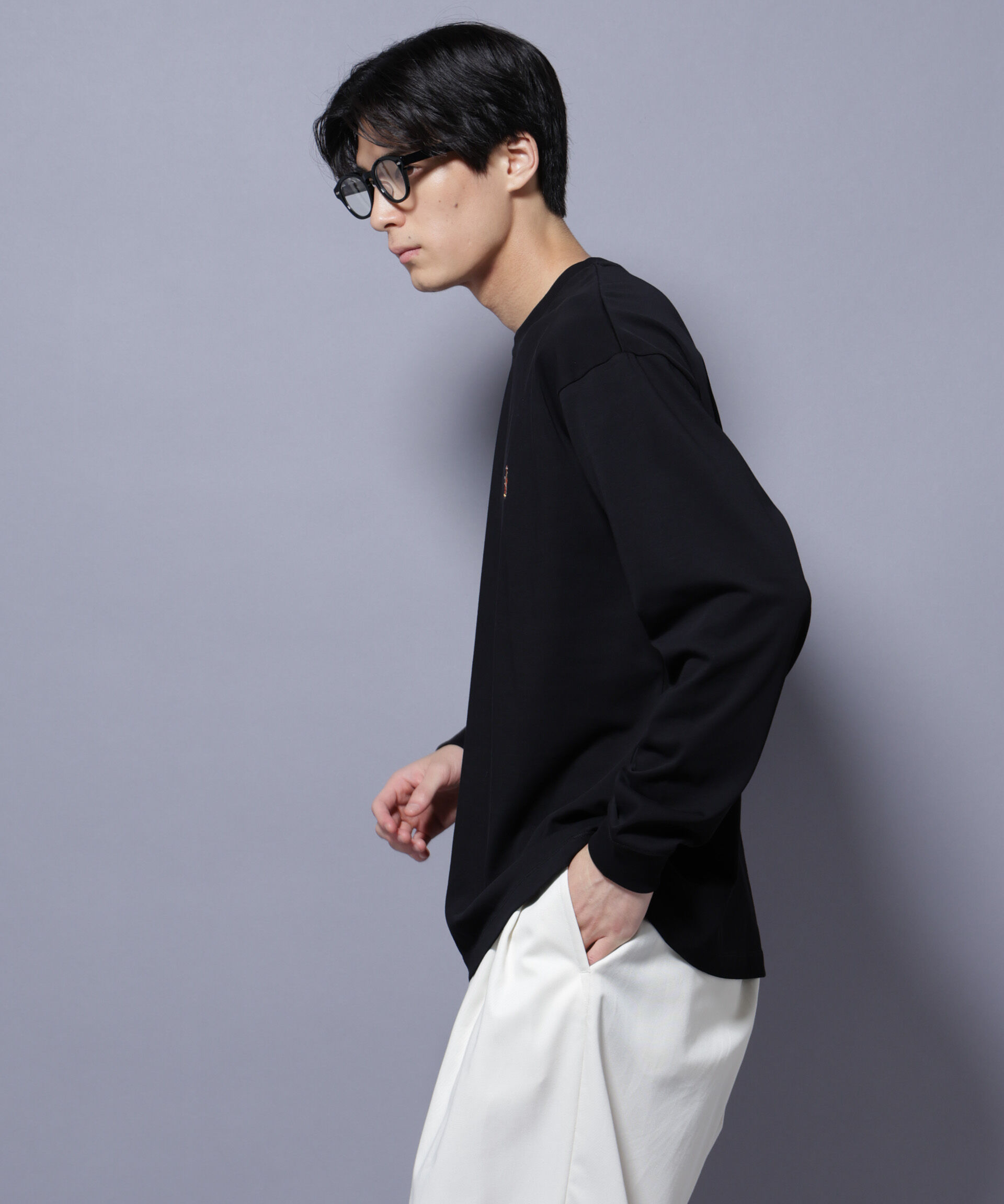 nano･universe「ナノベア Tシャツ 長袖 working」|Tシャツ・カットソー|