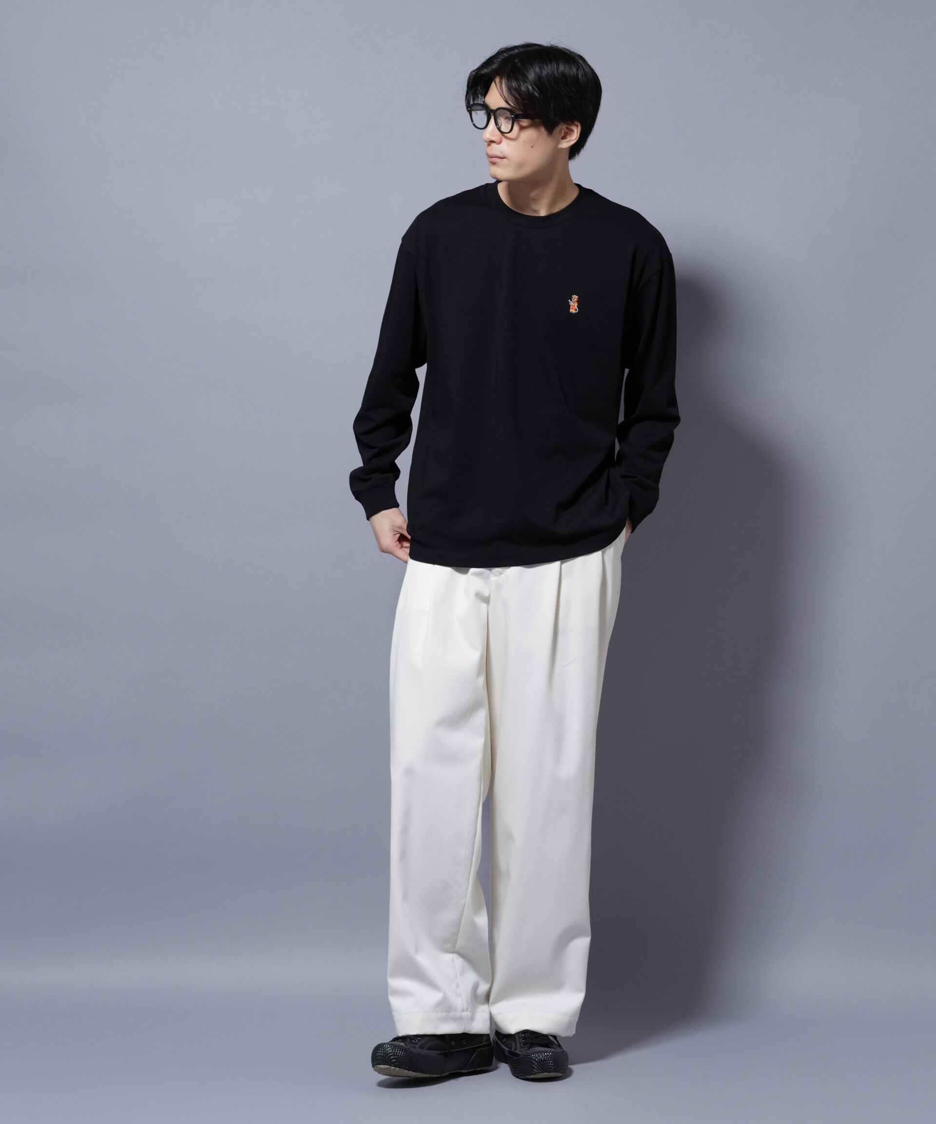 nano･universe「ナノベア Tシャツ 長袖 working」|Tシャツ・カットソー|