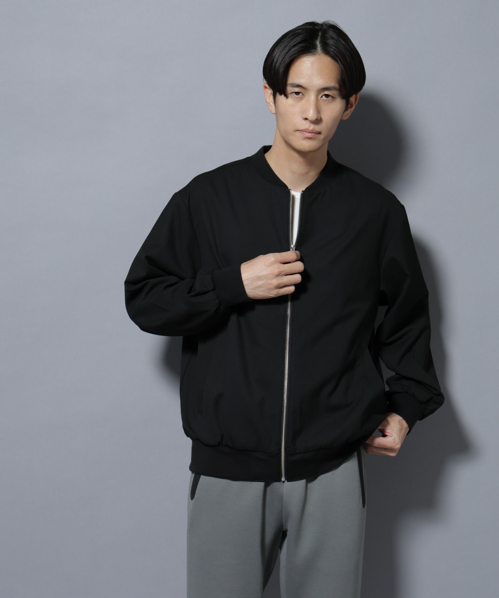 nano･universe「TRインタックMA-1」|ブルゾン・スタジャン|