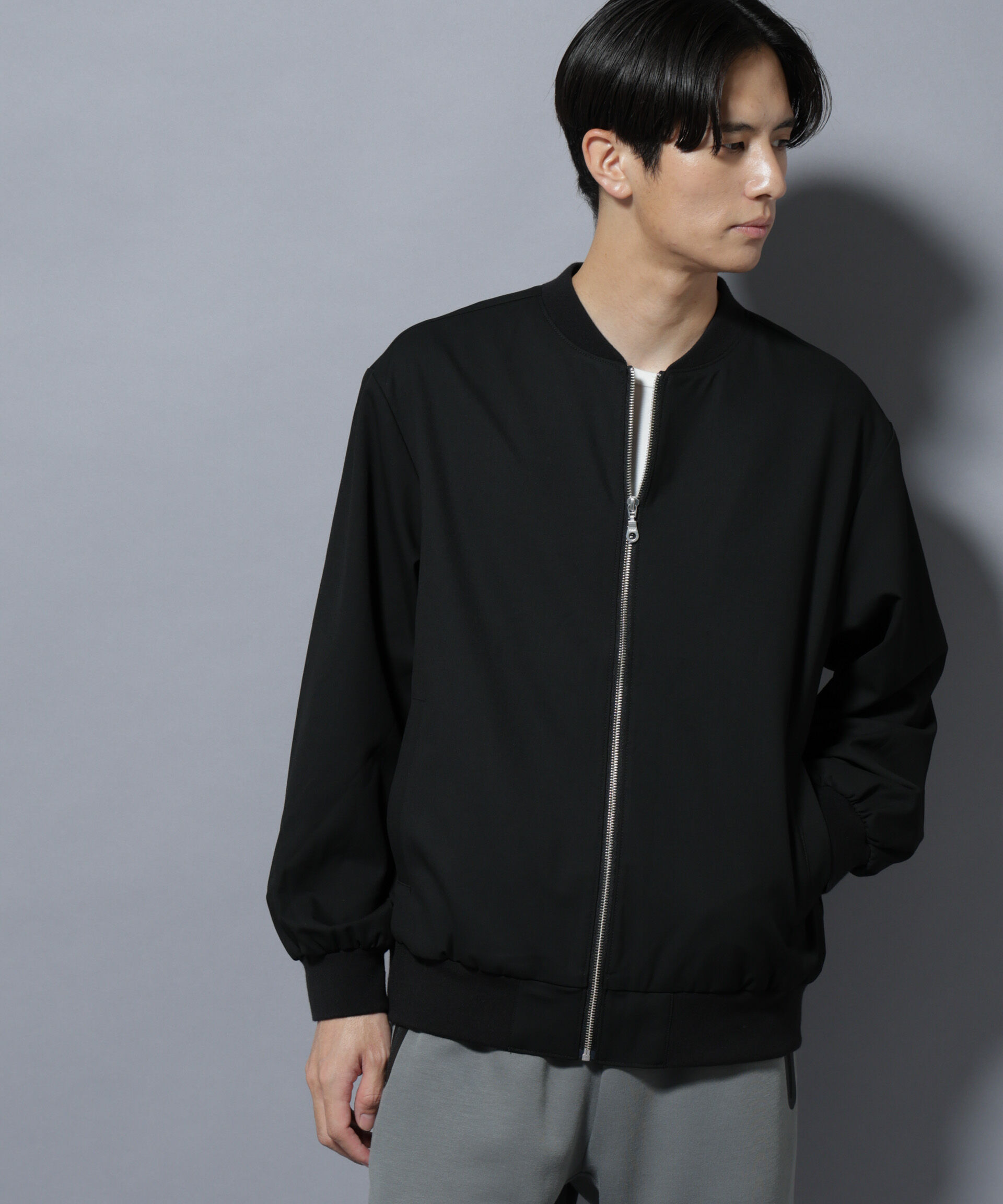 nano･universe「TRインタックMA-1」|ブルゾン・スタジャン|