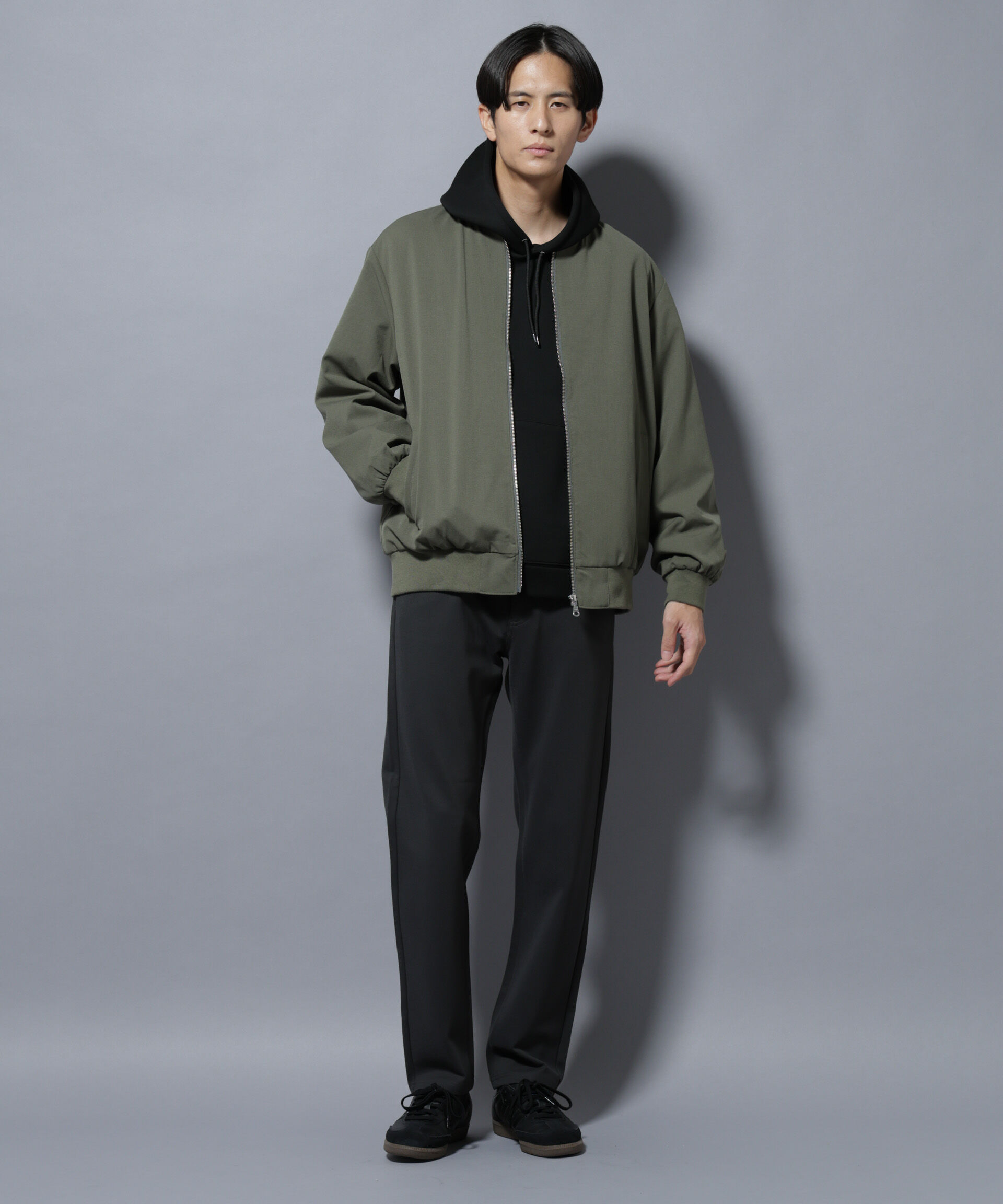 nano･universe「TRインタックMA-1」|ブルゾン・スタジャン|