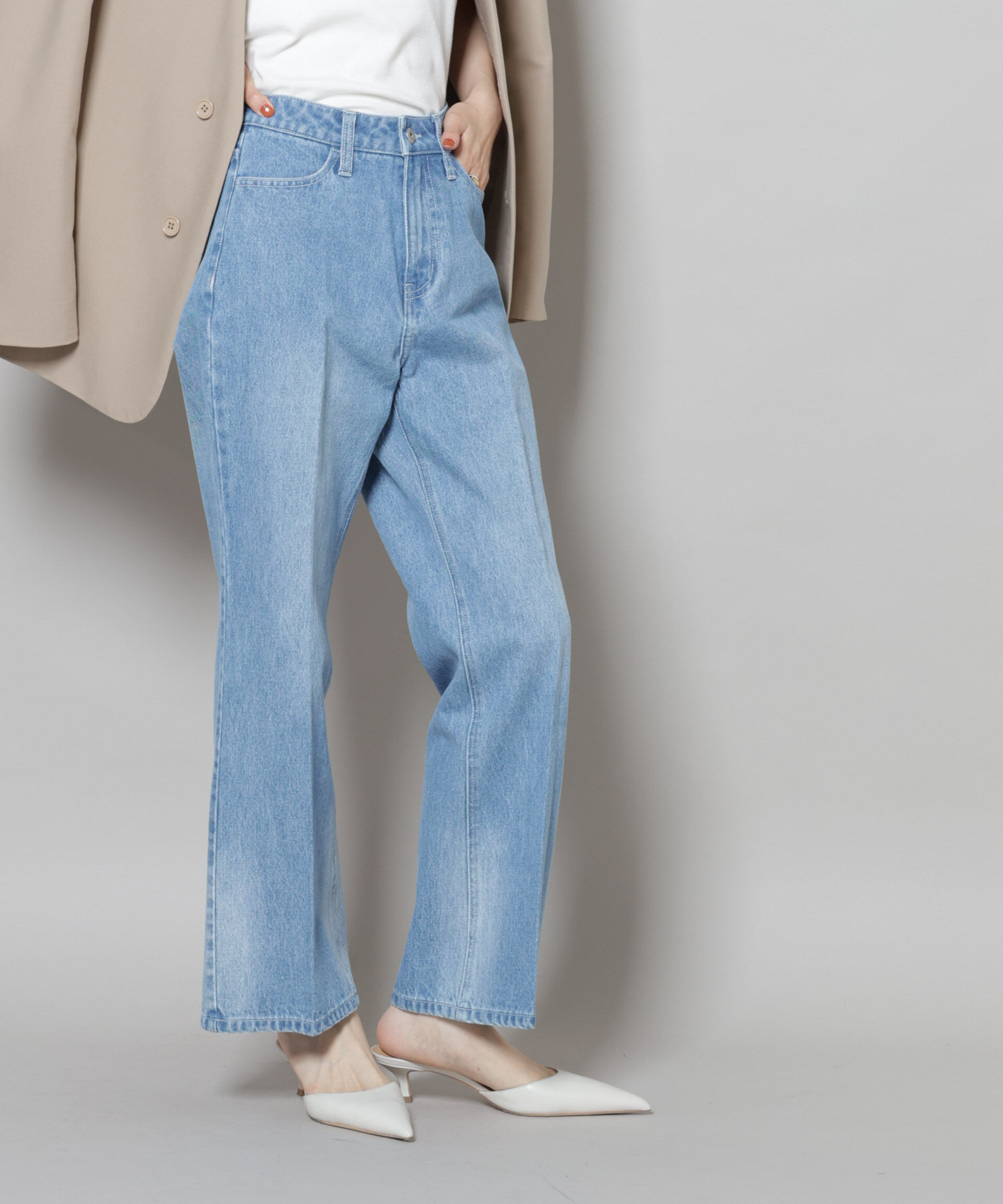 nano･universe「センタープレスデニム」|チノ|