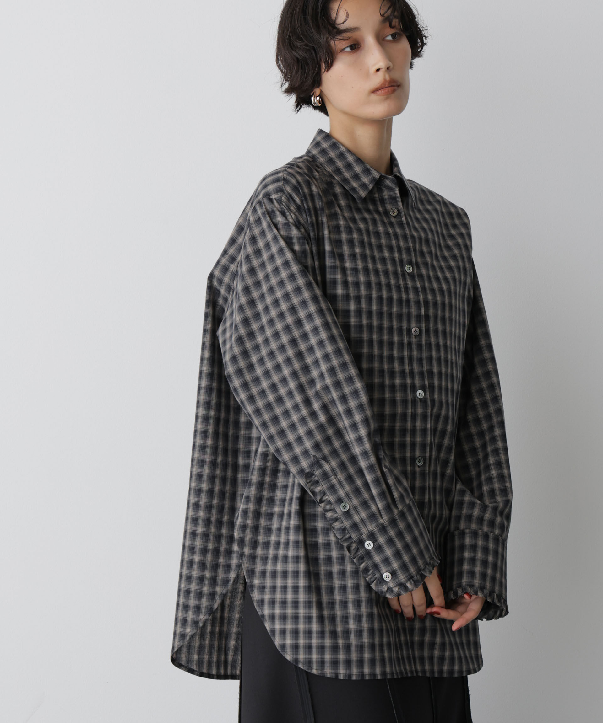  「「STEVELOUR」モダンプレッピーシャツ」|シャツ・ブラウス|