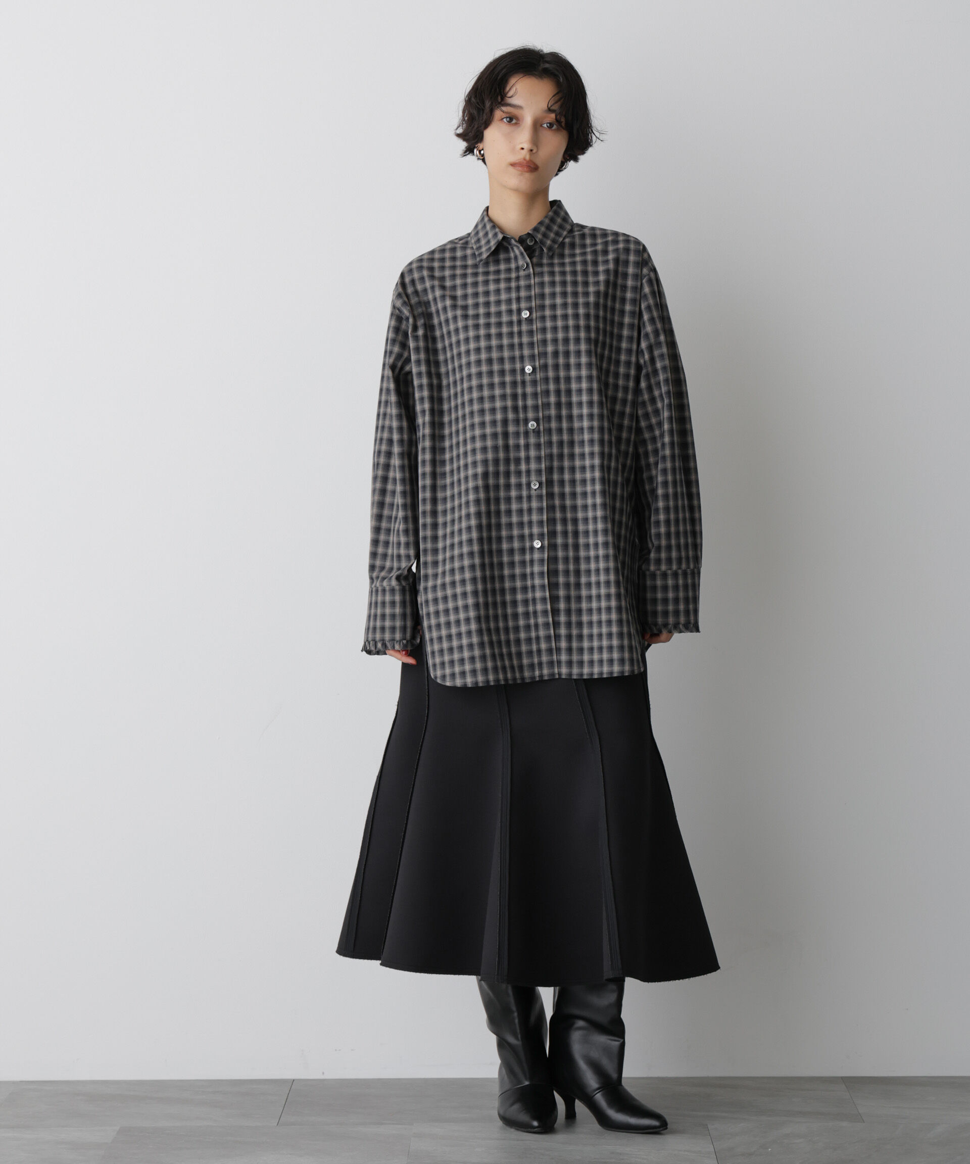  「「STEVELOUR」モダンプレッピーシャツ」|シャツ・ブラウス|