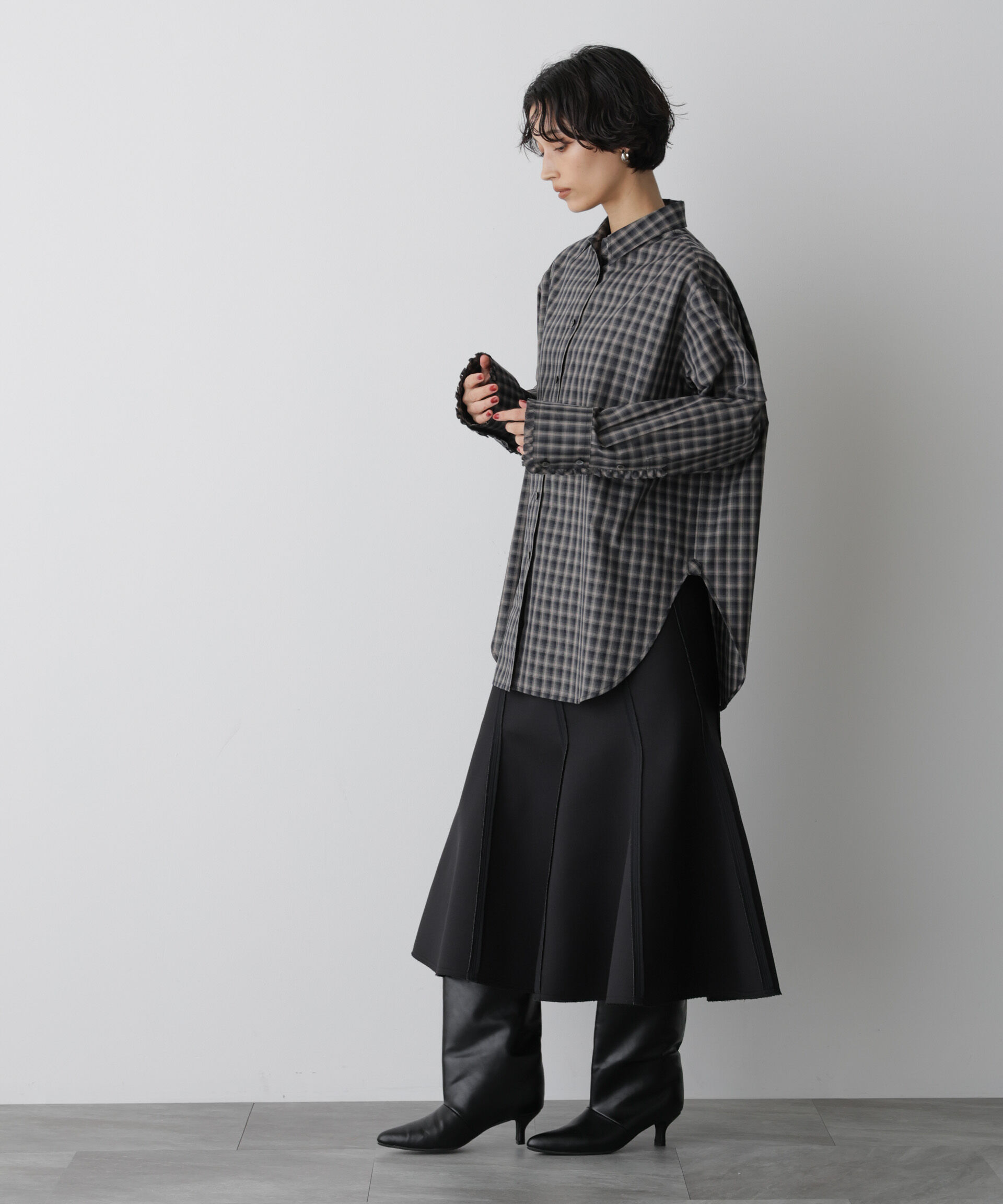  「「STEVELOUR」モダンプレッピーシャツ」|シャツ・ブラウス|