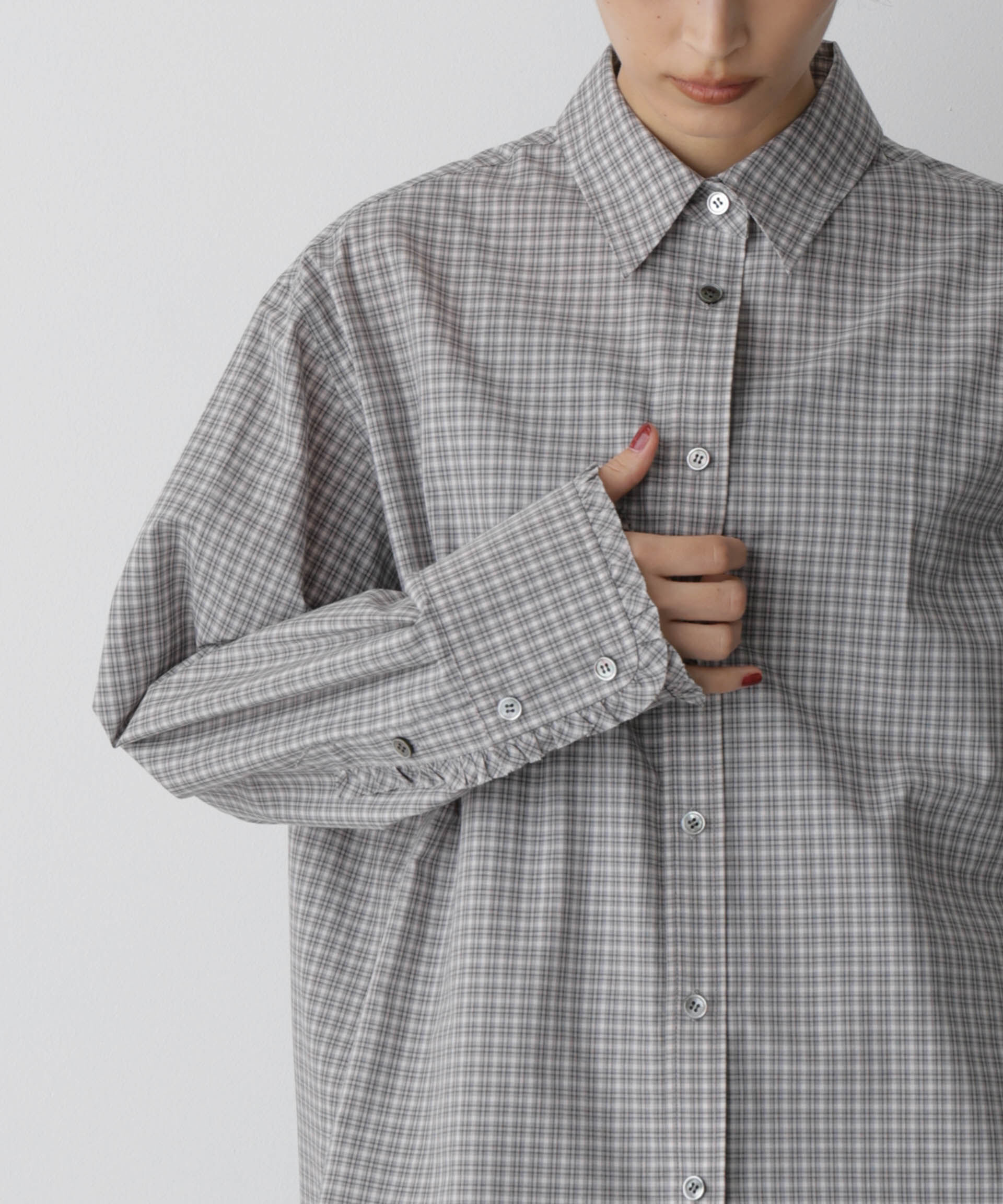  「「STEVELOUR」モダンプレッピーシャツ」|シャツ・ブラウス|