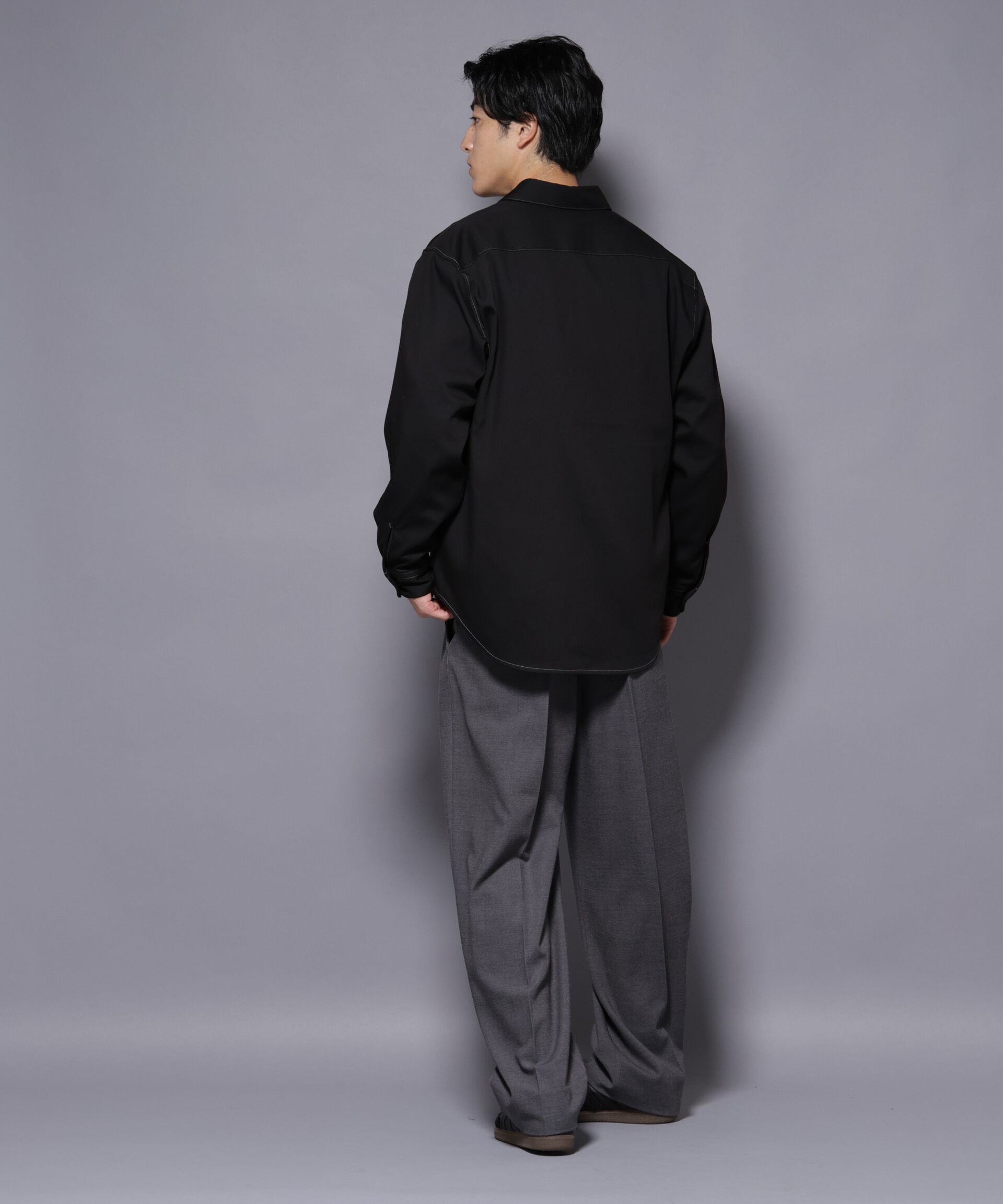 nano･universe「ストレッチツイルフラップポケットシャツ」|シャツ・ブラウス|