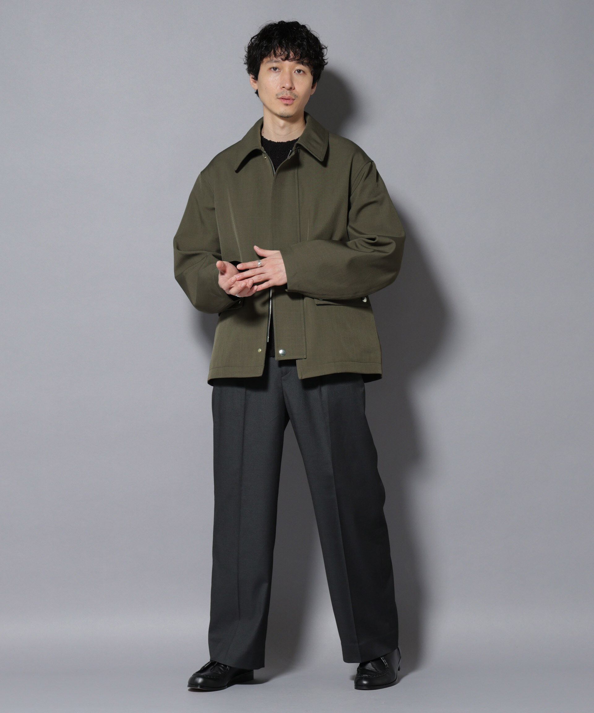 nano･universe「メタルギアボンディングFUSIONSYSTEMカーコート」|ブルゾン・スタジャン|