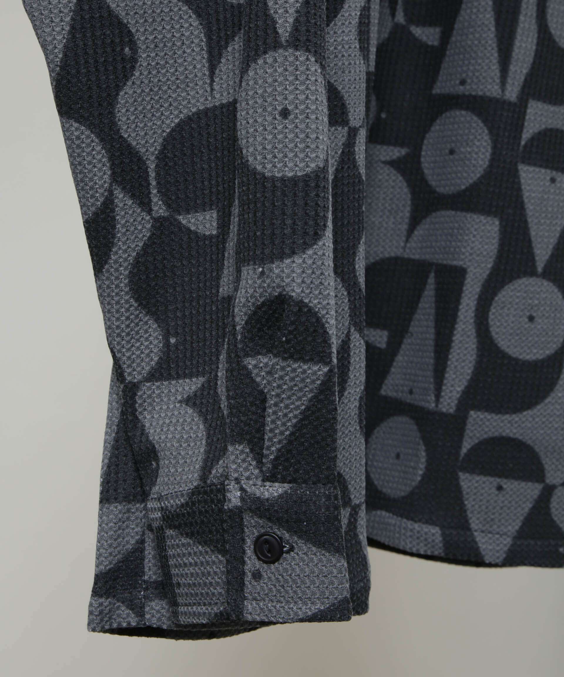 nano･universe「NORMANBROS別注 プリントワッフルシャツ 長袖」|シャツ・ブラウス|