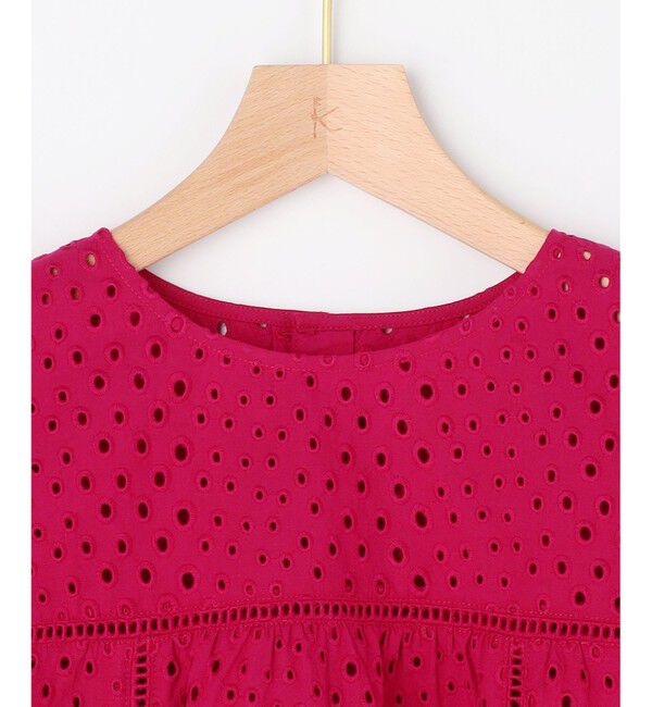 組曲「エンブロイダリーレース5分袖 ブラウス」|シャツ・ブラウス|