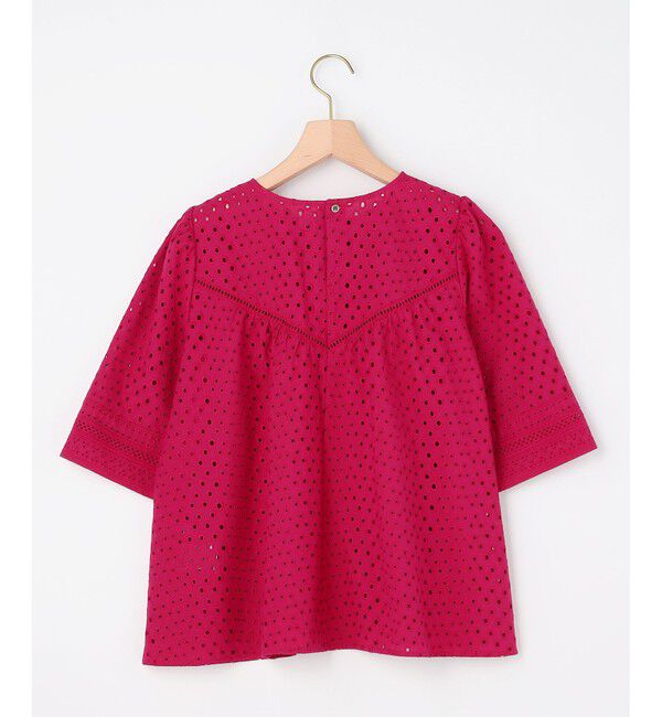 組曲「エンブロイダリーレース5分袖 ブラウス」|シャツ・ブラウス|