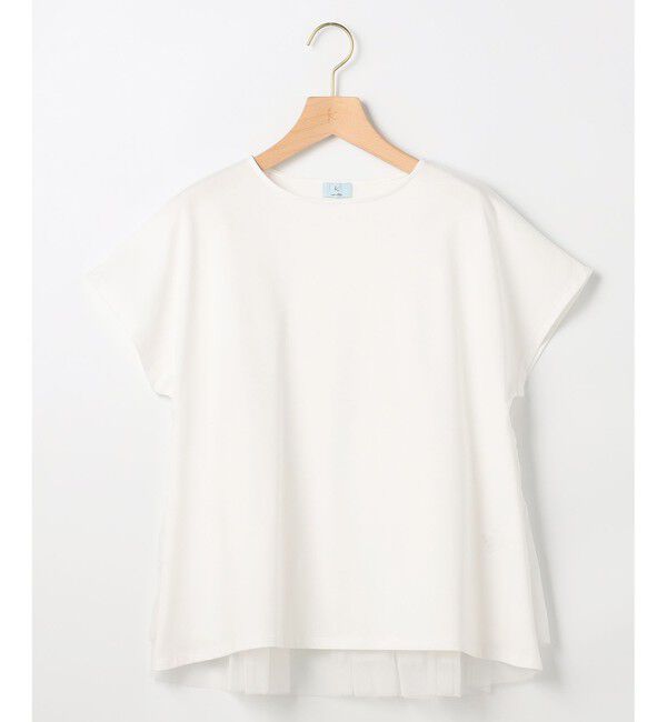 組曲「GIZAコットンチュールコンビ カットソー」|Tシャツ・カットソー|