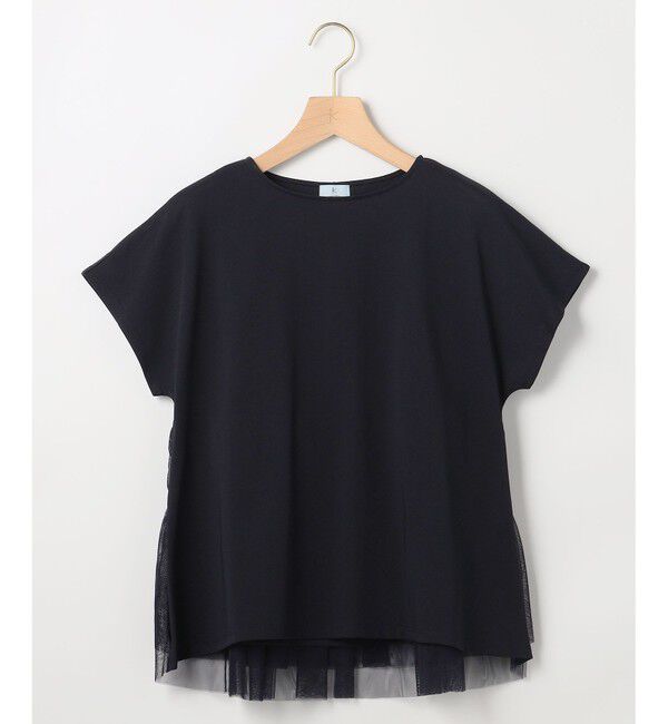 組曲「GIZAコットンチュールコンビ カットソー」|Tシャツ・カットソー|